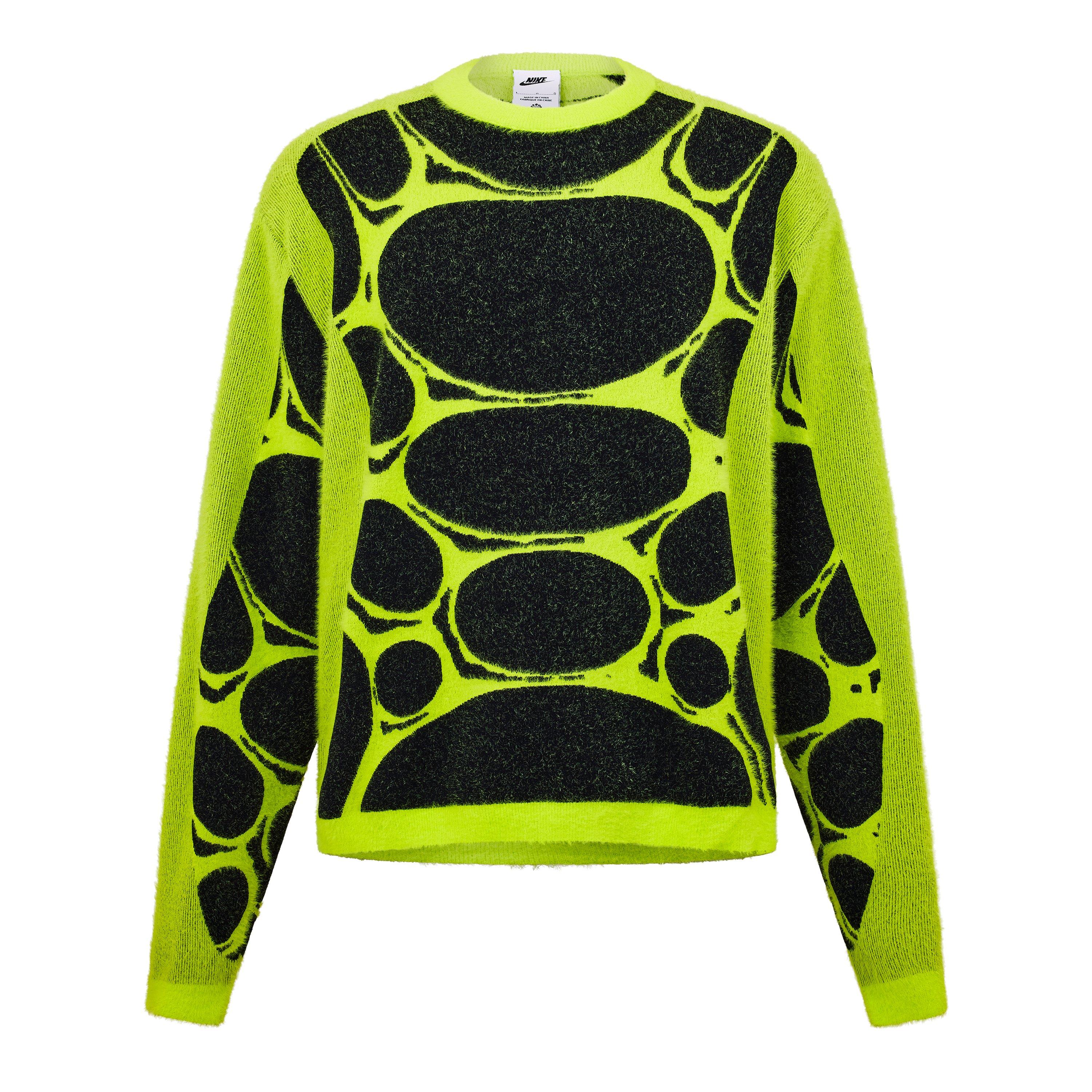 Black/Volt - Nike - Men's Jelly Cage Crew Neck Jumper - 1