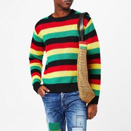 DSquared2 Striped Knit Jumper