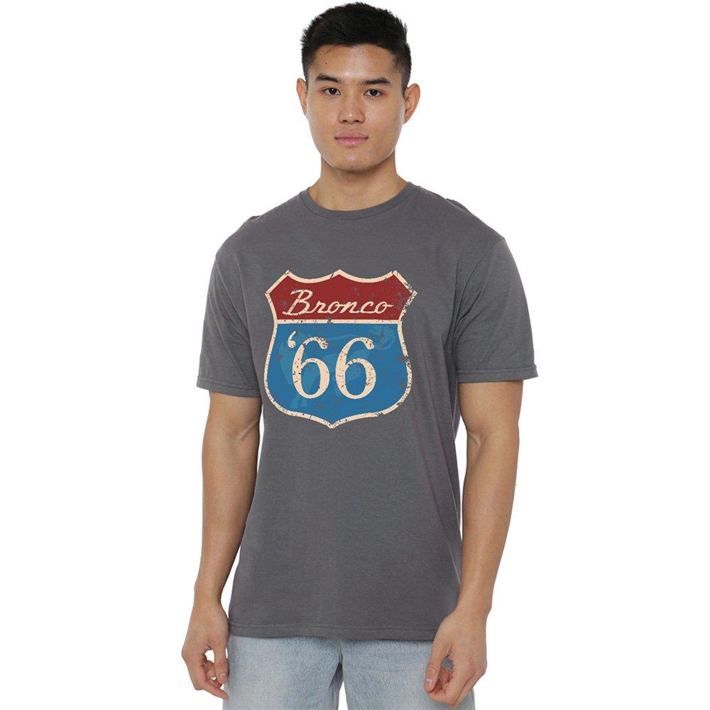 Charcoal - Ford - Ford Bronco Route 66 Bronco T-Shirt Charcoal - 1