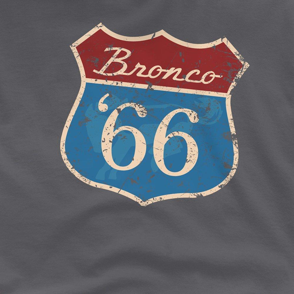 Charcoal - Ford - Ford Bronco Route 66 Bronco T-Shirt Charcoal - 2