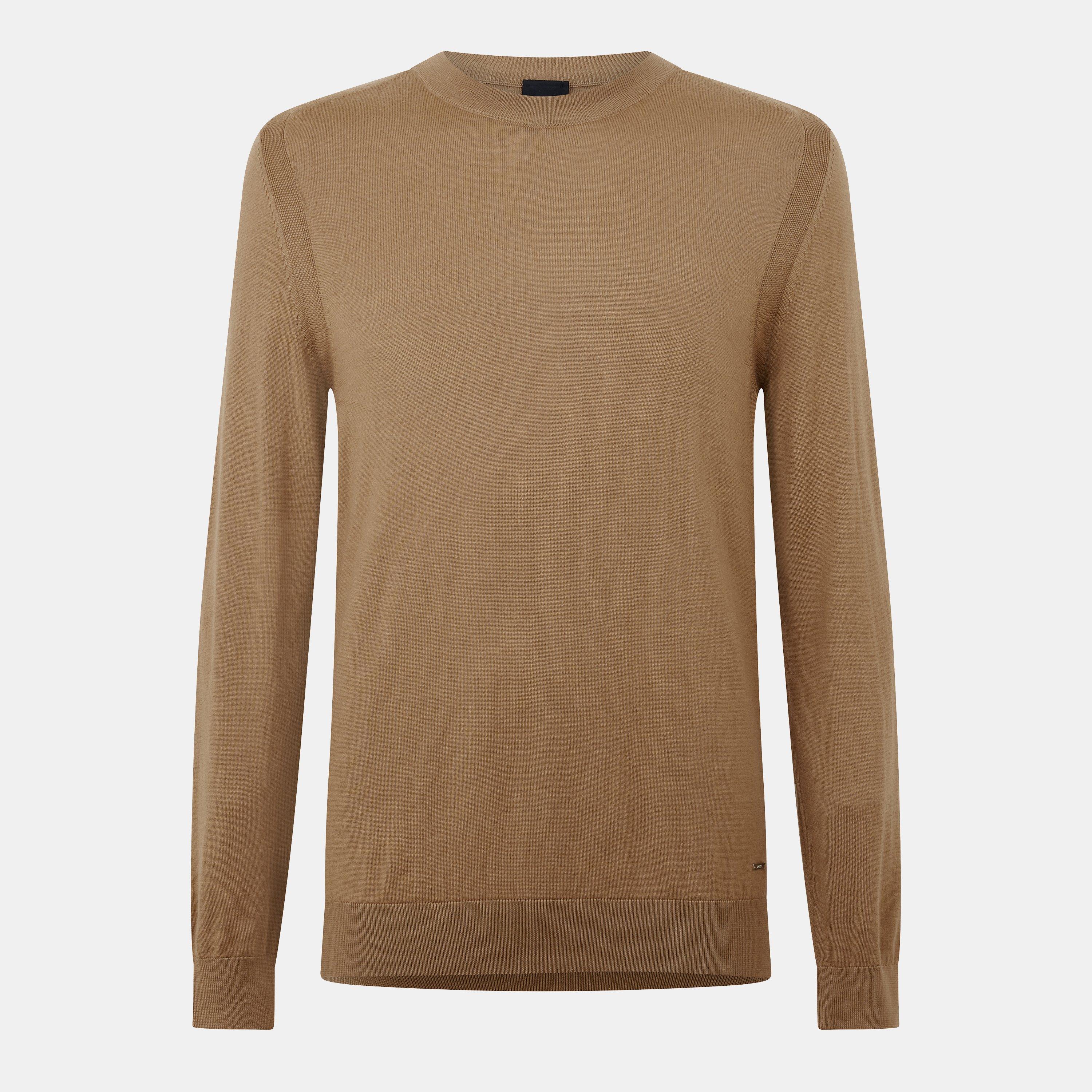 Beige - Boss - Men's T Gusto Knitwear Jumper - 1