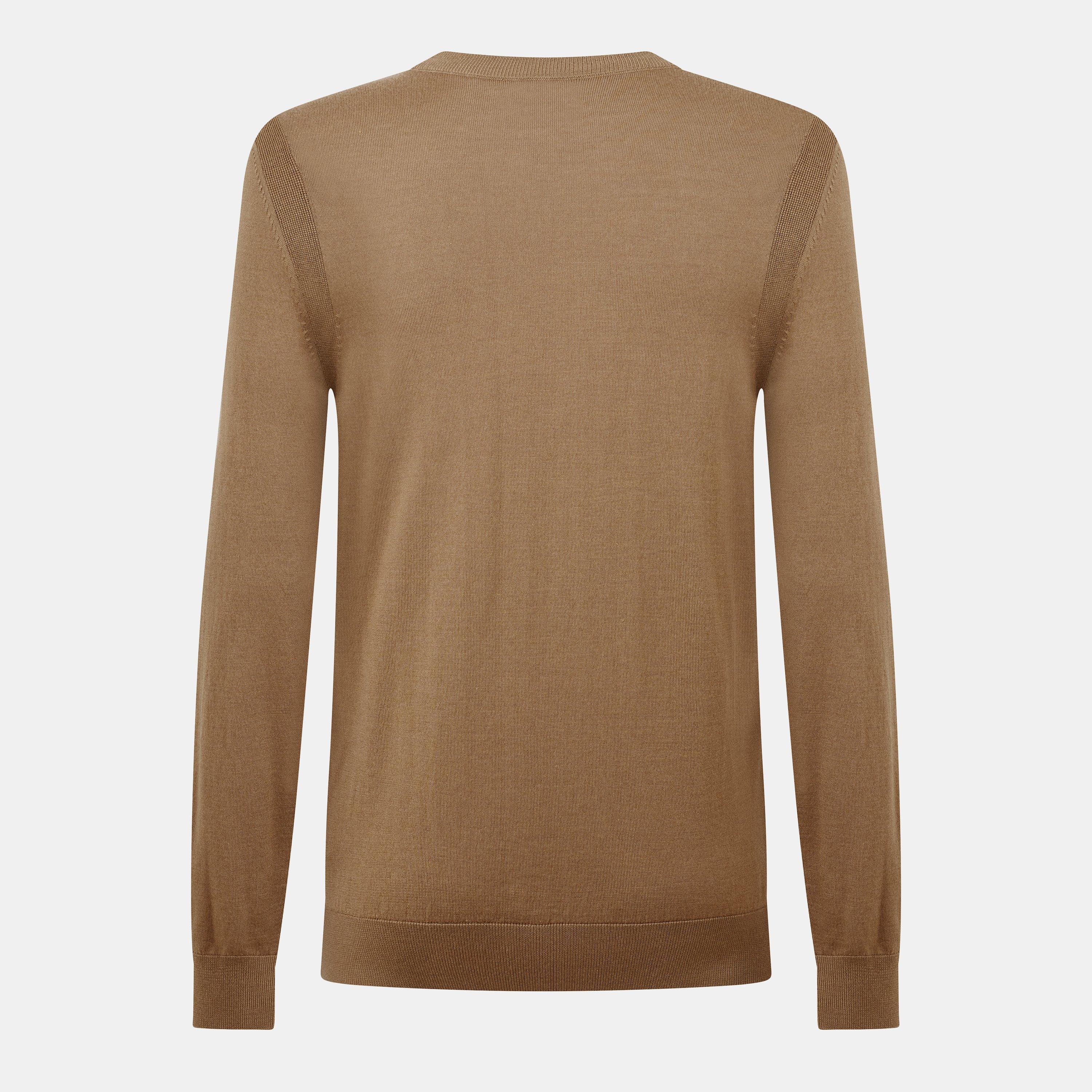 Beige - Boss - Men's T Gusto Knitwear Jumper - 2