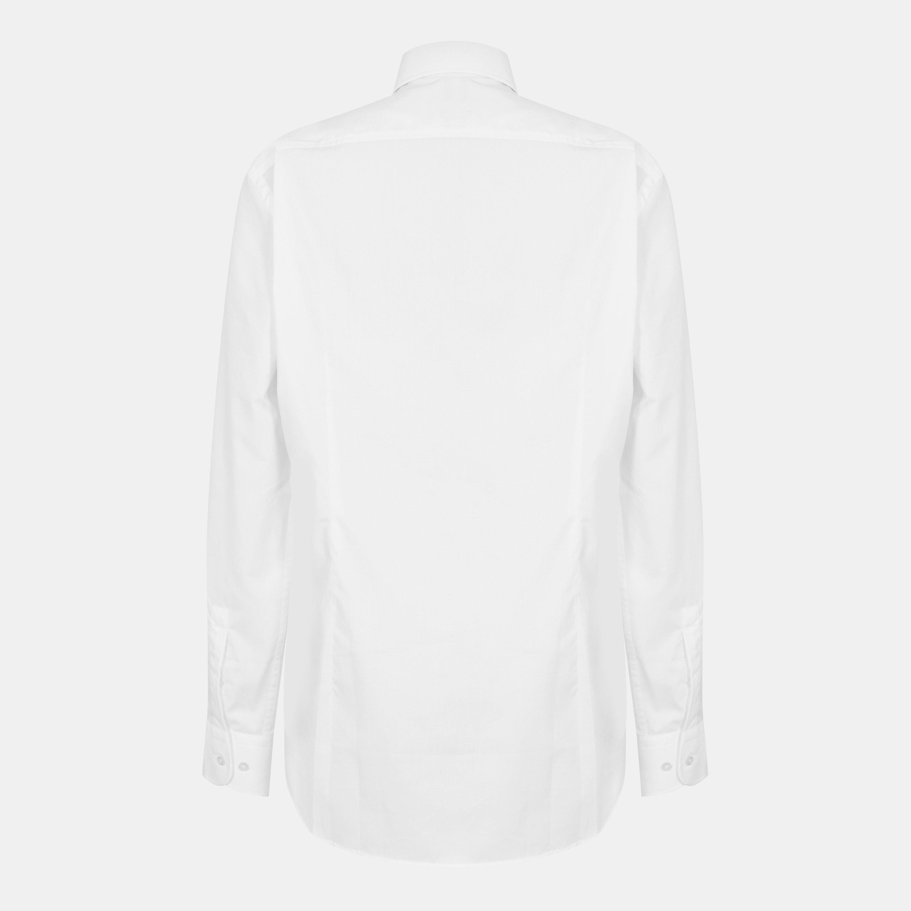 White - Boss - Men's H Hank Spread Plain Long-Sleeve Shirt - 2