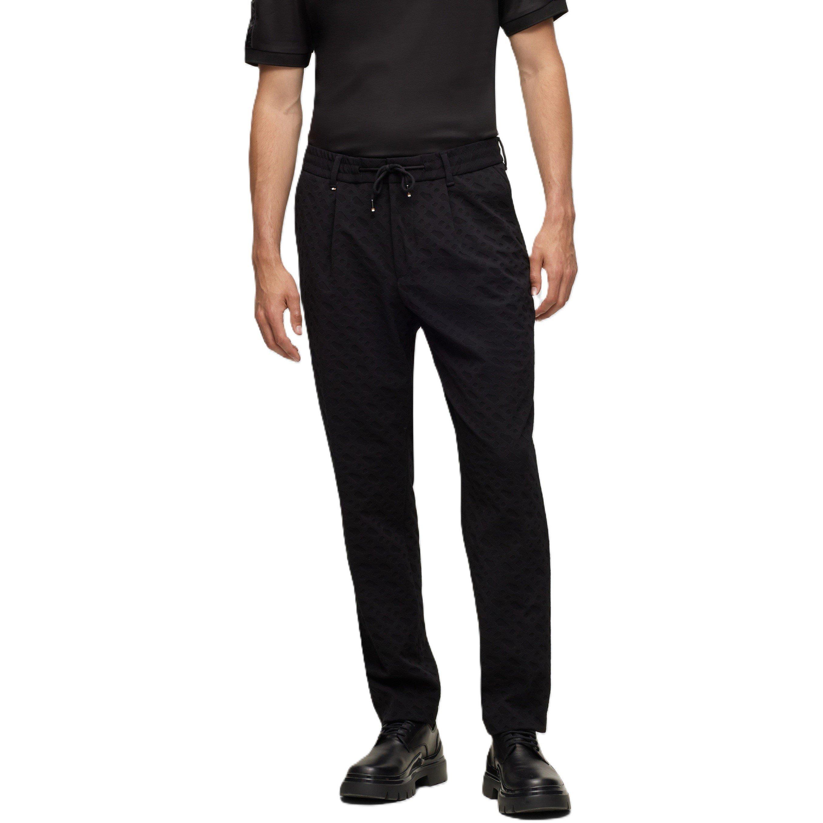 Black - Boss - Men's C Perin Junior Rds Tailored Trousers - 1
