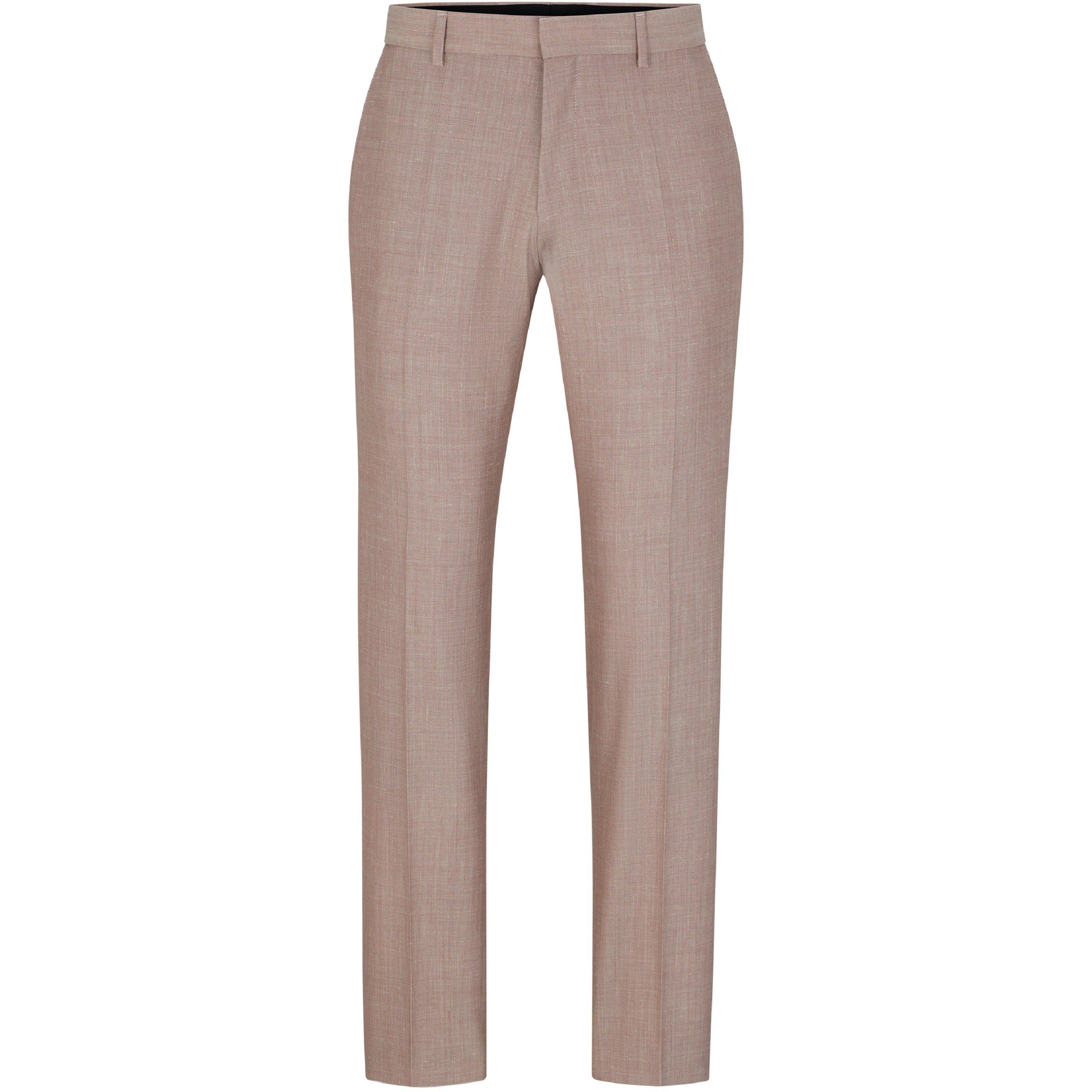 Pink - Boss - Men's Tailored Trousers