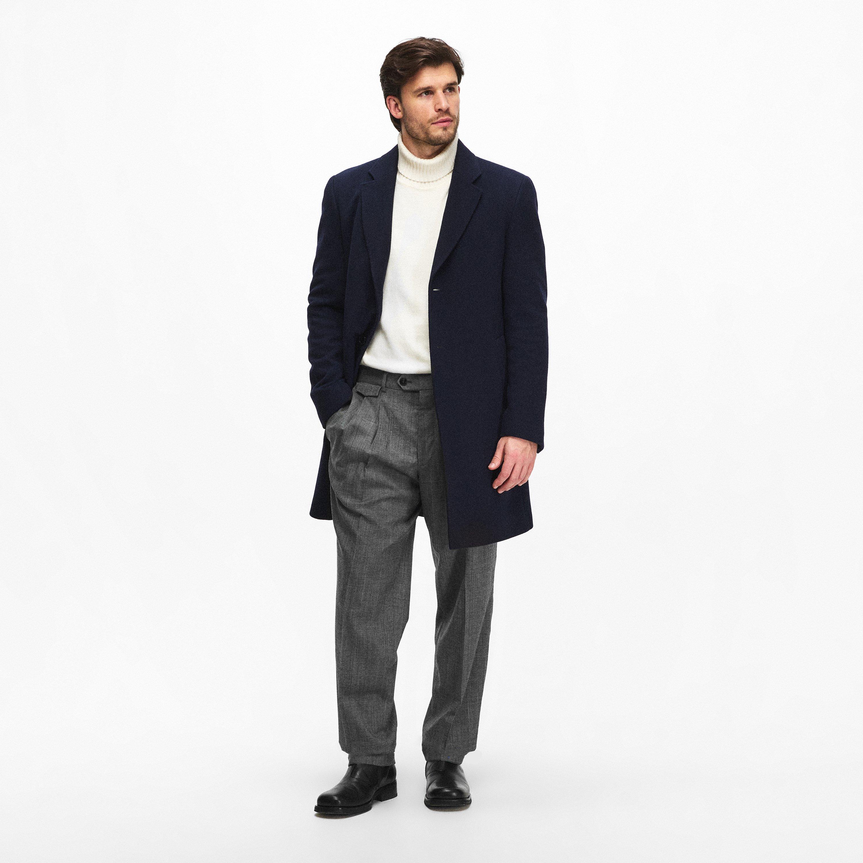 Silver - Boss - Men's L Peet Pleat Tailored Trousers - 4