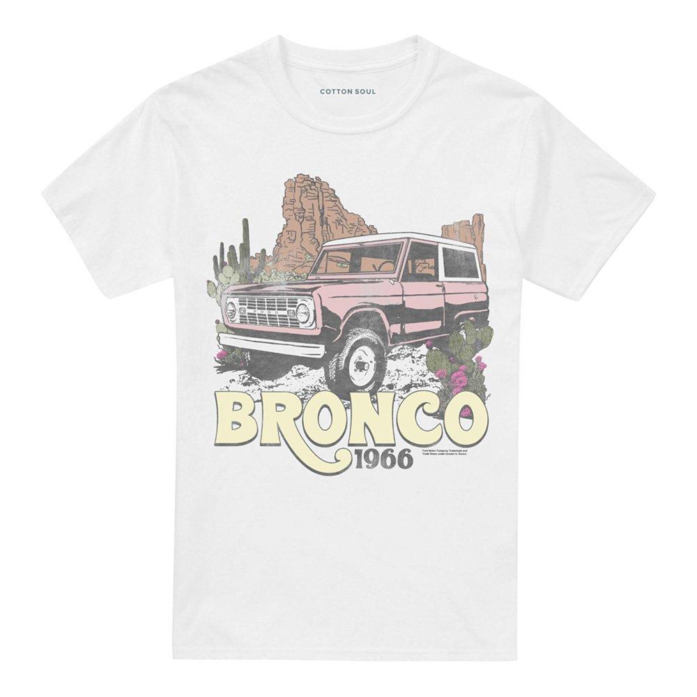 White - Ford - Ford Bronco Desert 1966 T-Shirt White - 4