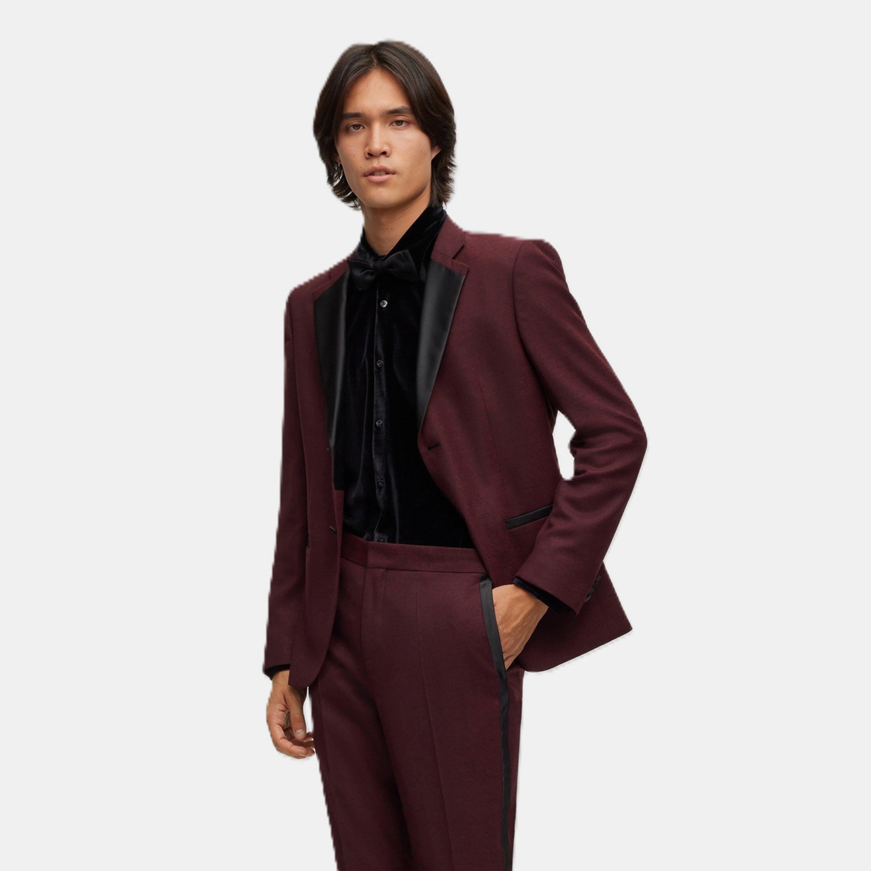 Red - Hugo - Men's Formal Jacket - 2