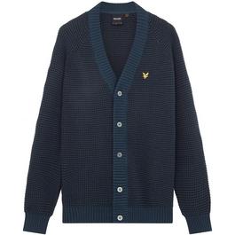 Lyle and Scott Lyle Birdseye Cardig Sn99