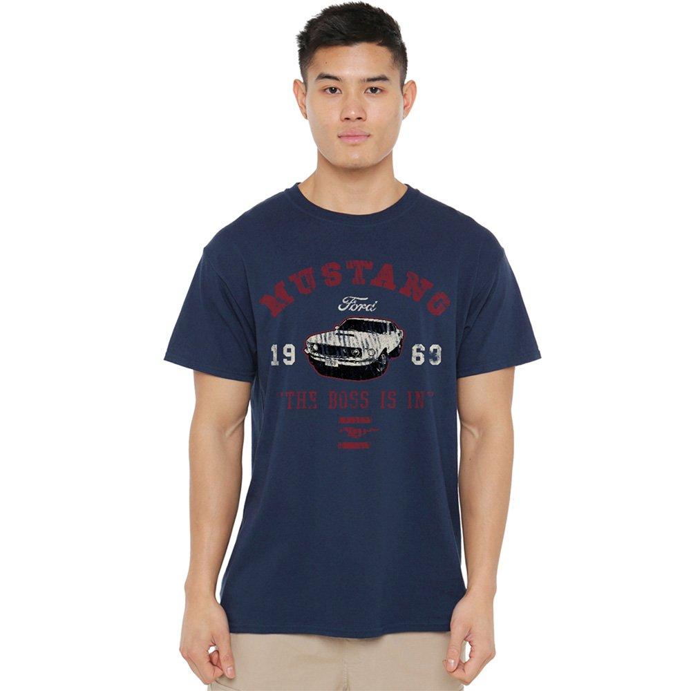 Navy - Ford - Ford Mustang The Boss Is In T-Shirt Navy - 1