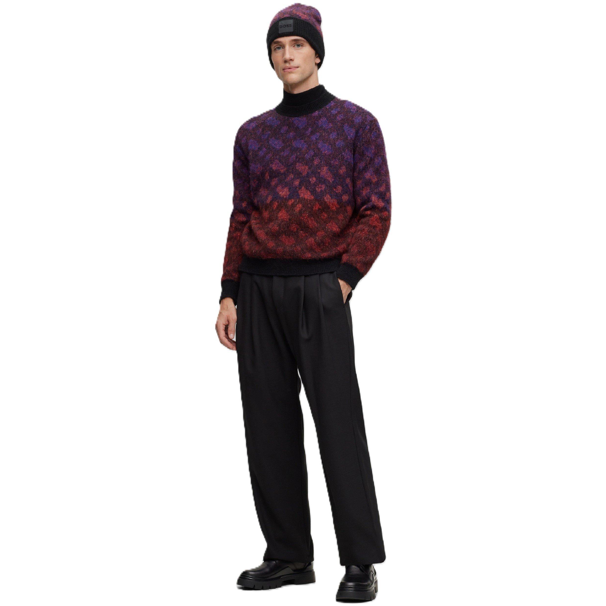 Black - Boss - Men's Miracolo Crew Neck Jumper - 3