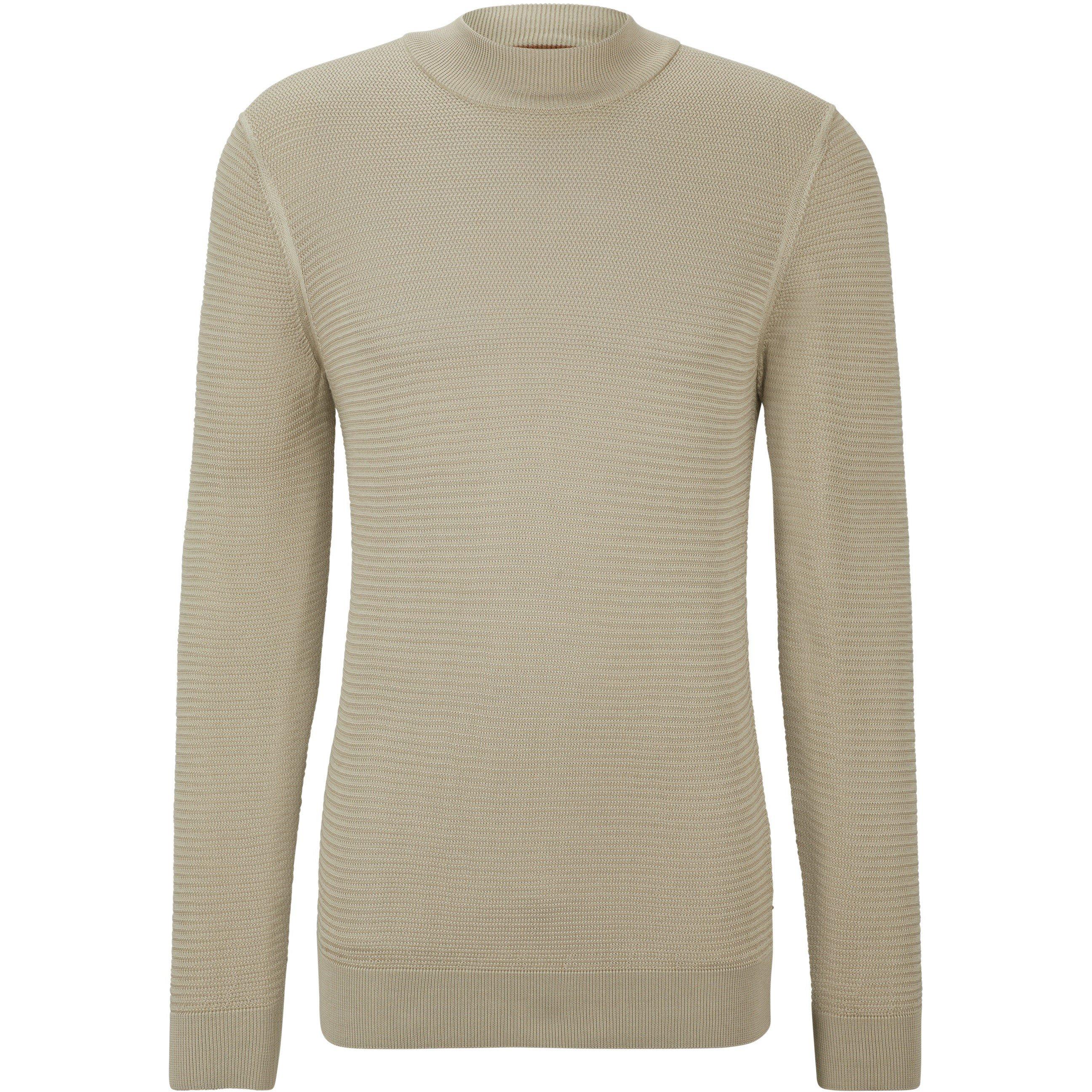 Light Beige - Boss - Men's Maguno Knitwear Jumper - 4