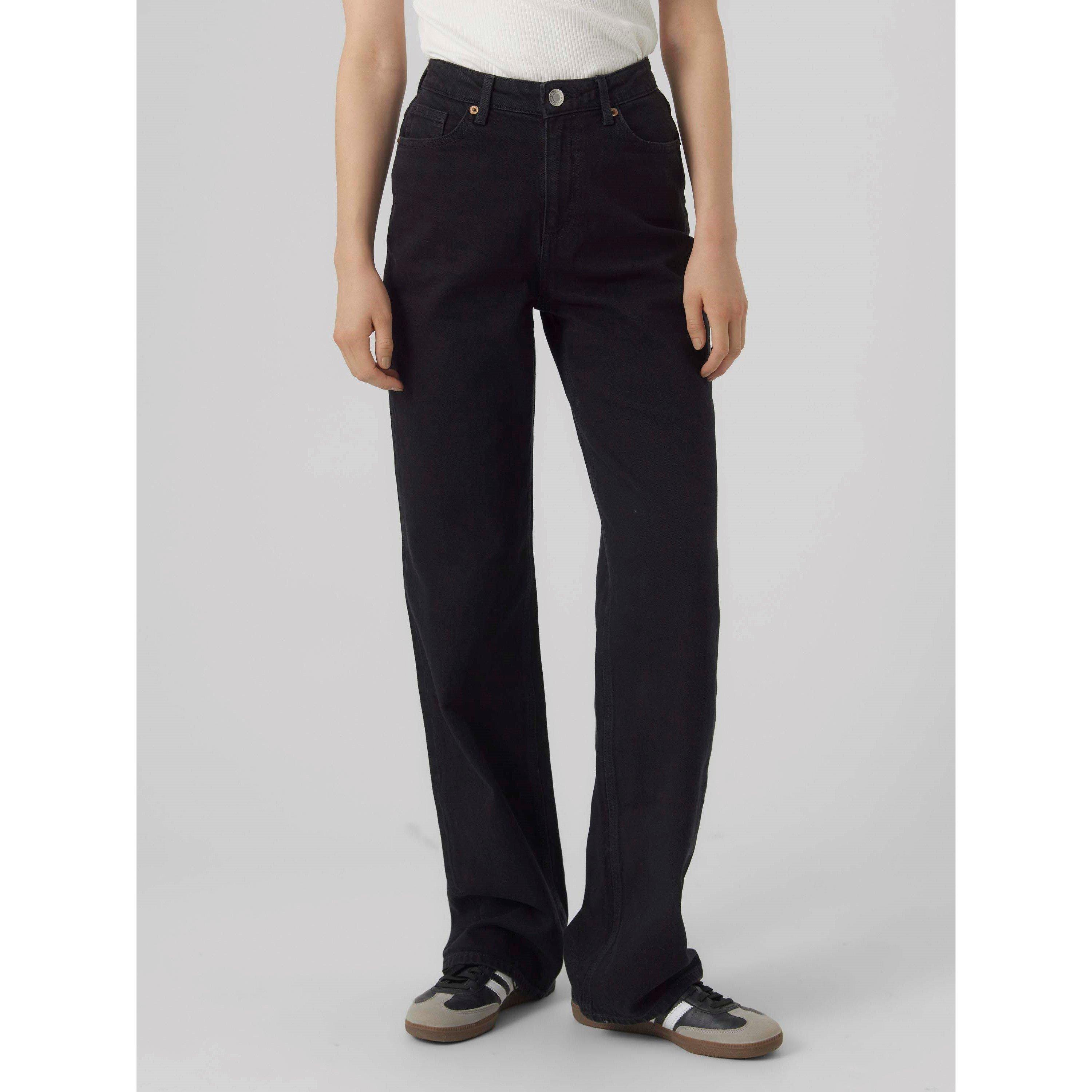 Zwart - Vero Moda - RA118 Wide Jean Ld62 - 3