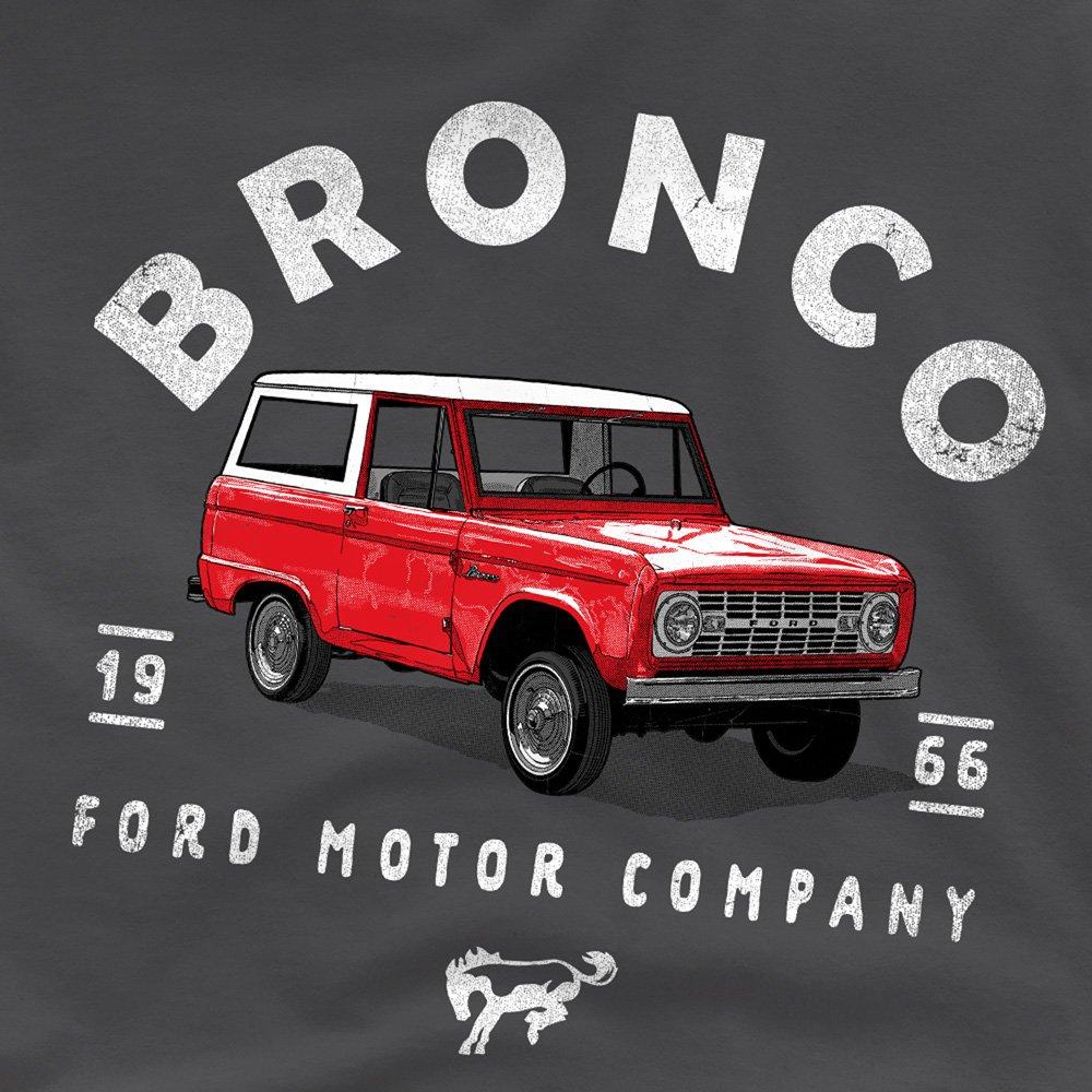 Charcoal - Ford - Ford Bronco Bronco Illustrated Kids T-Shirt Charc - 2
