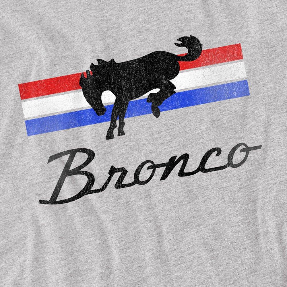 Light Grey - Ford - Ford Bronco Bronco Stripes Kids T-Shirt Athletic - 2