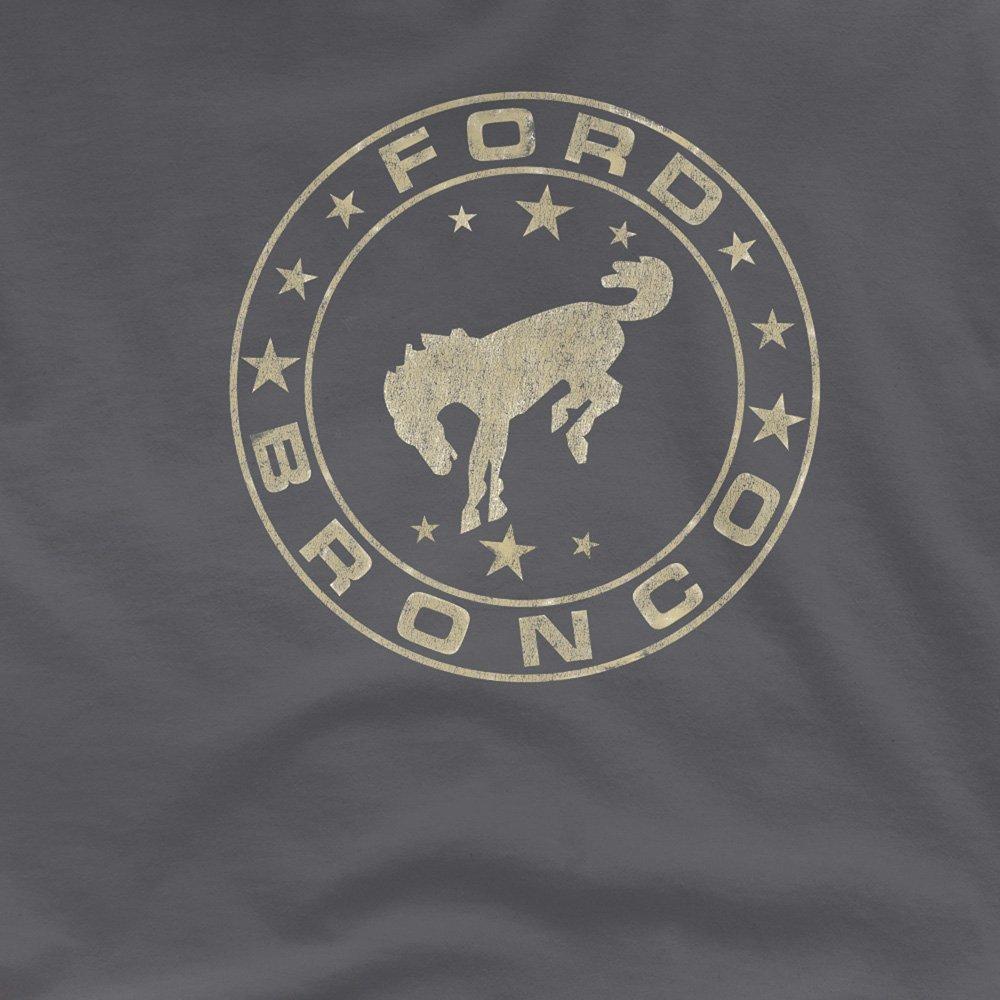 Charcoal - Ford - Ford Bronco Vintage Star Bronco T-Shirt Charcoal - 2