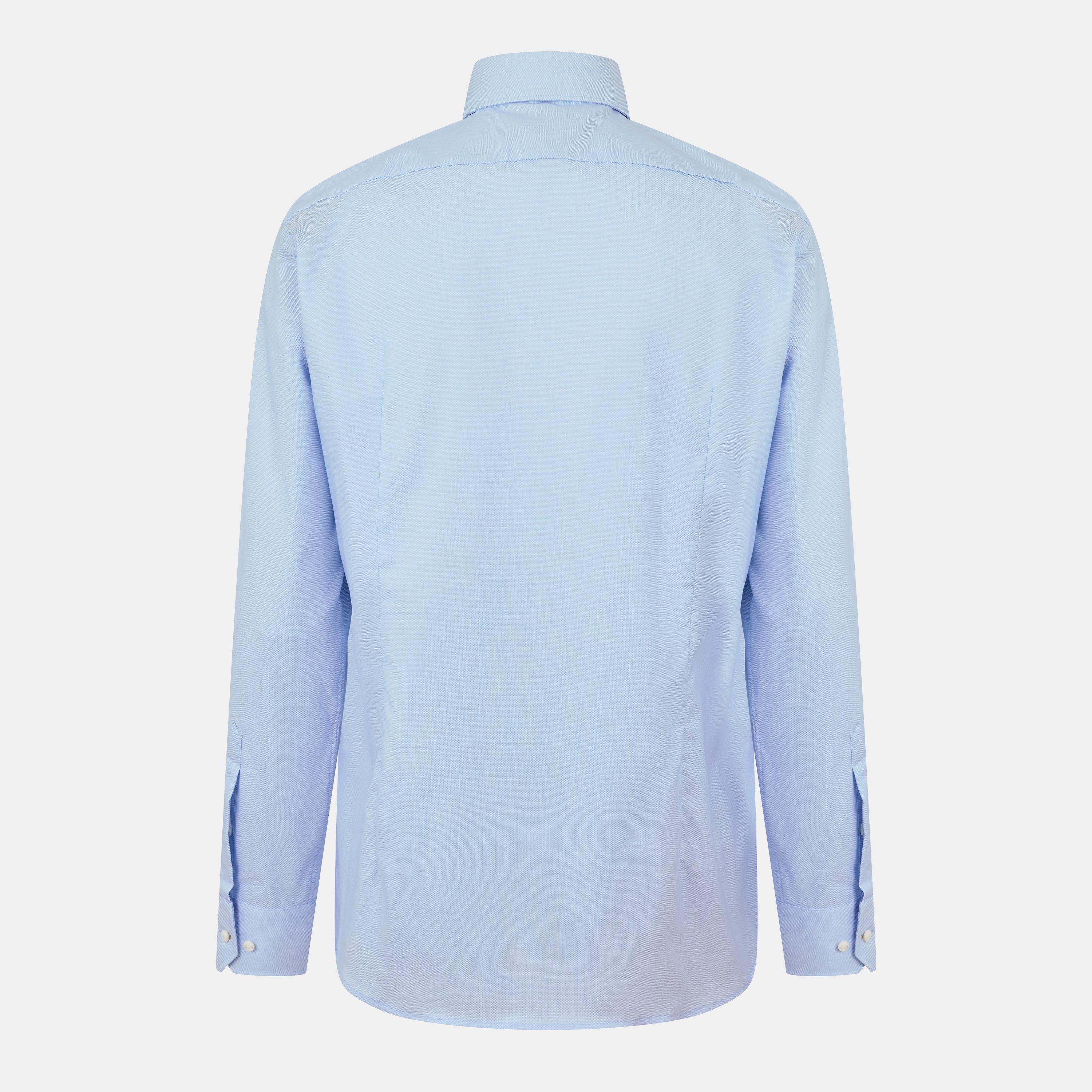 Light/Blue - Boss - Men's Long-Sleeve Plain Shirt - 2
