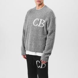 Cole Buxton Cb Logo Knit Sweater