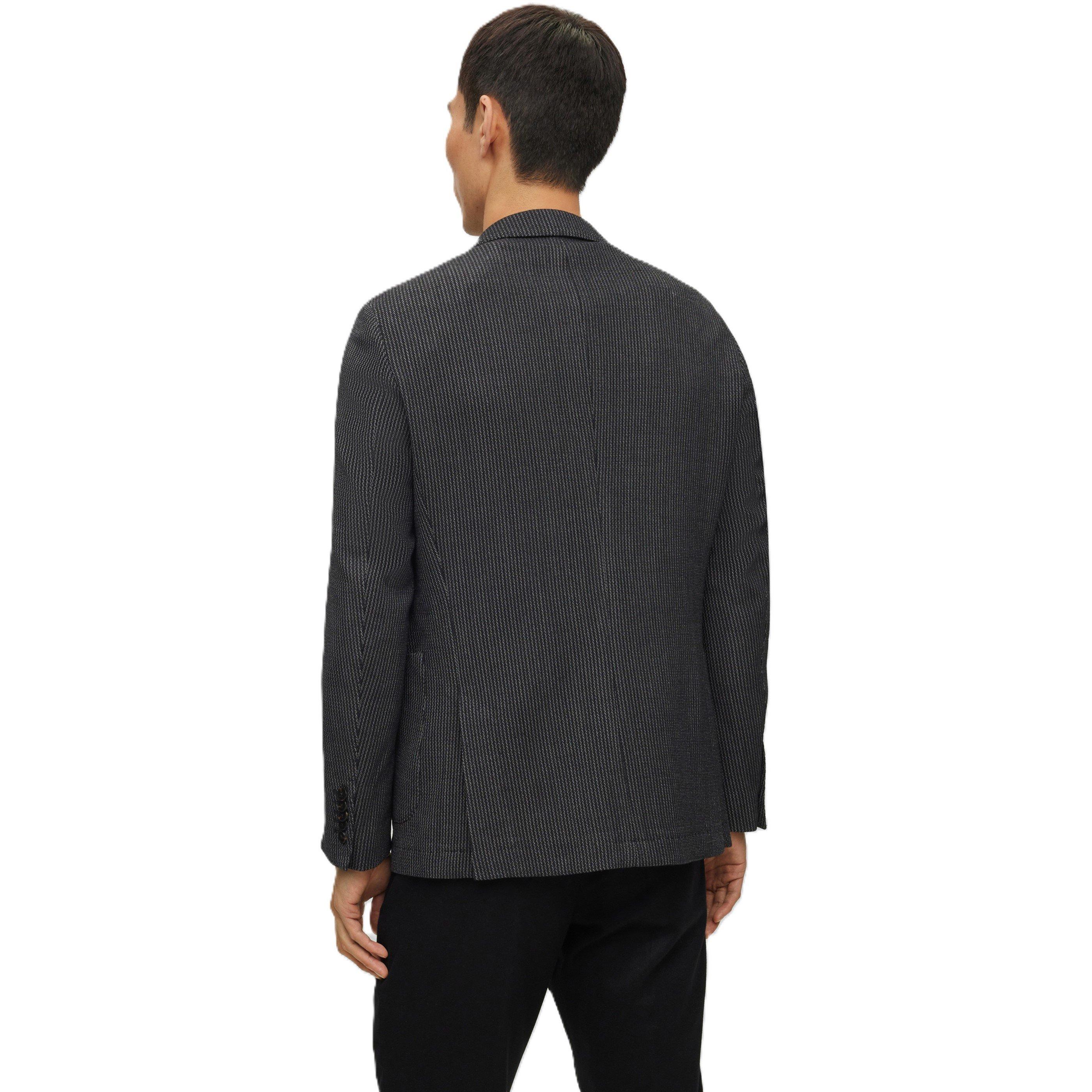 Black - Boss - Men's Heston Tailored Formal Jacket - 2