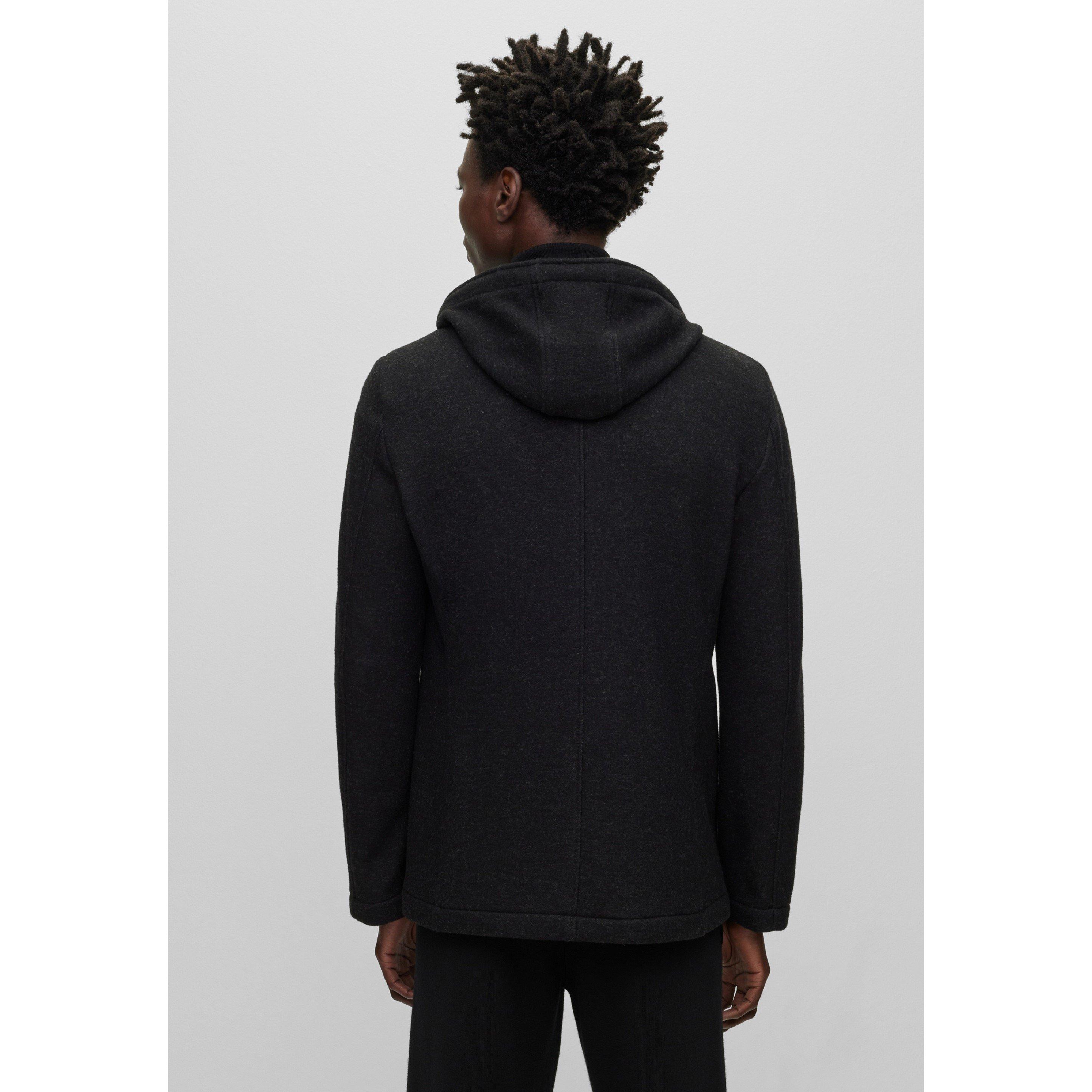 Black - Boss - Men's C Hanry Junior Hood Formal Jacket - 2