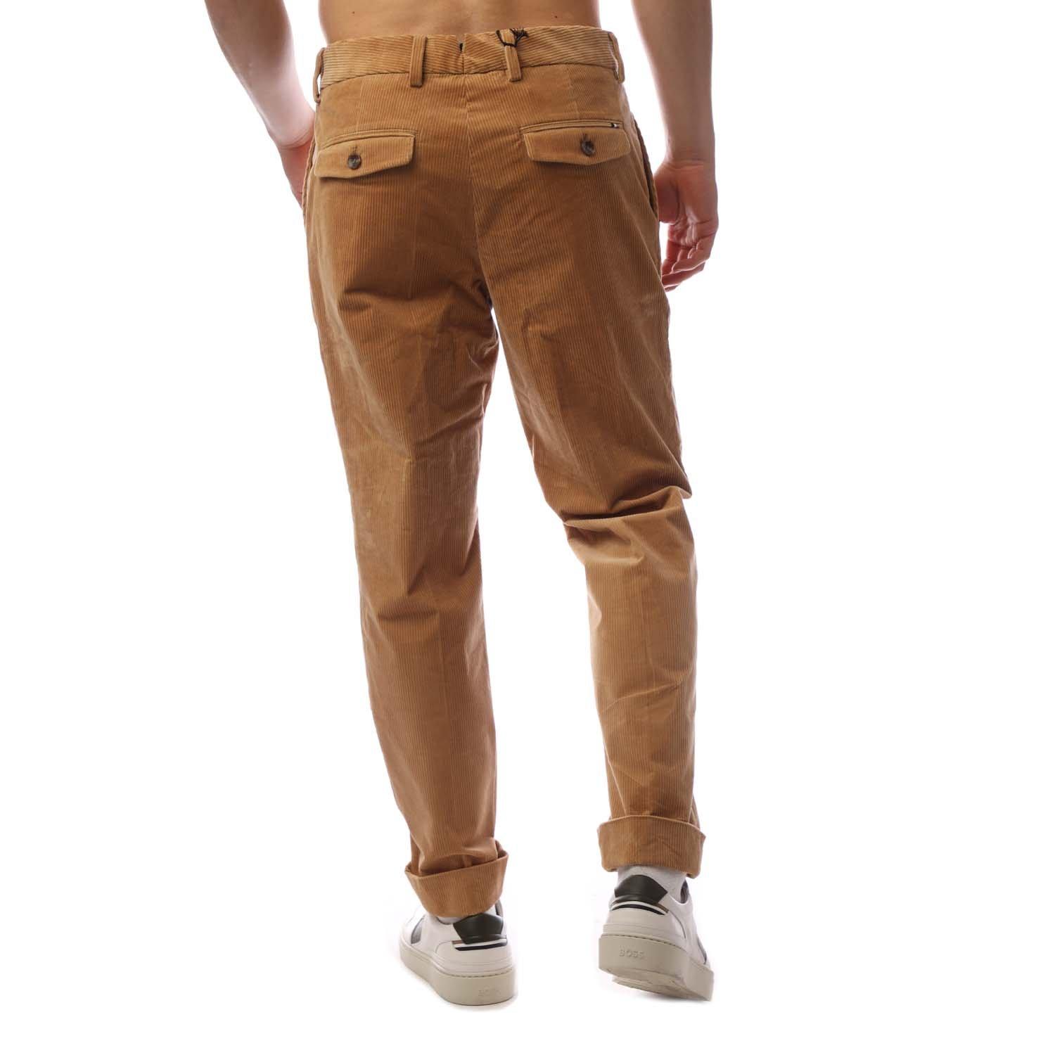 Beige - Boss - Men's Perin Pleated Trousers - 3