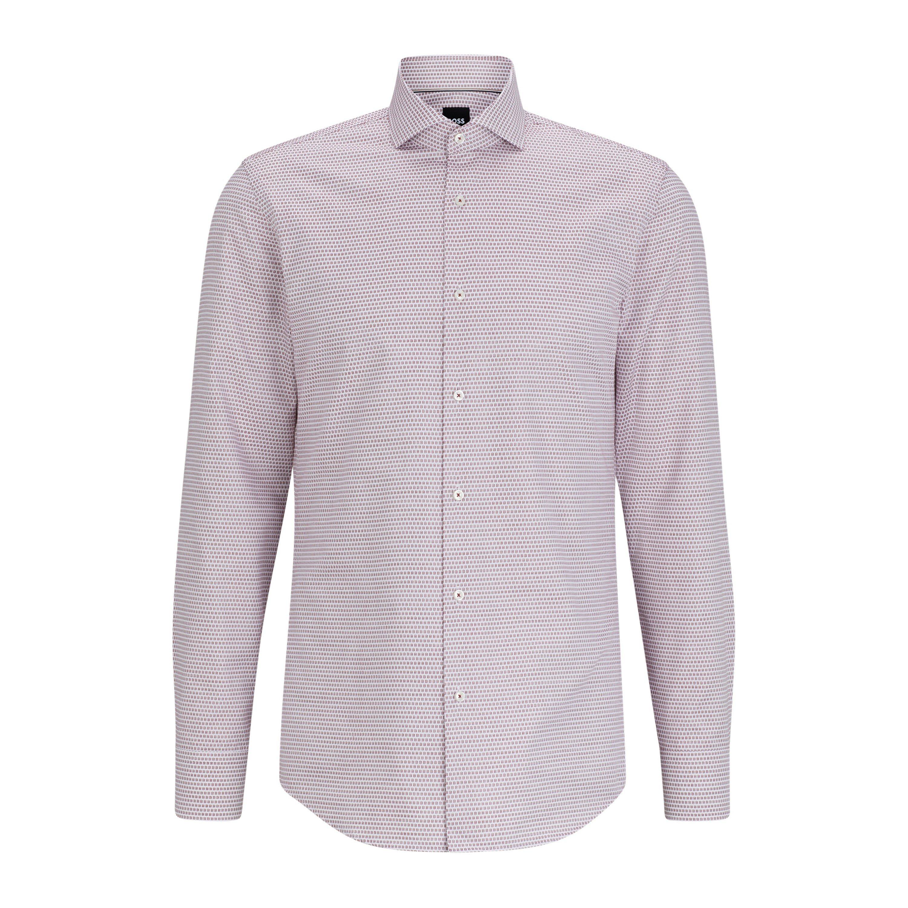 Red - Boss - Men's Long Sleeve Shirt - 4