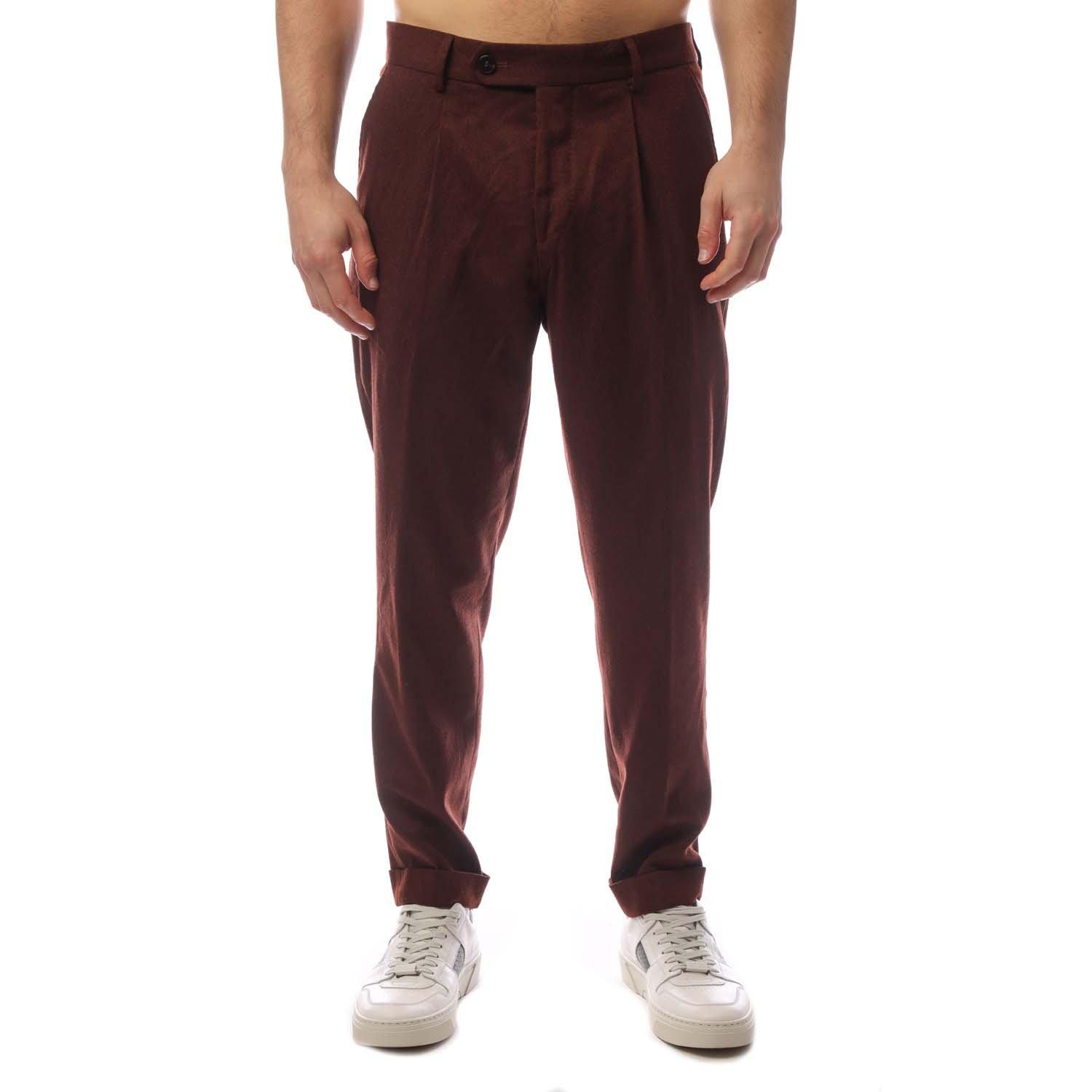 Boss Men's Tailored Fit Pleated Trousers - Size 30W R
