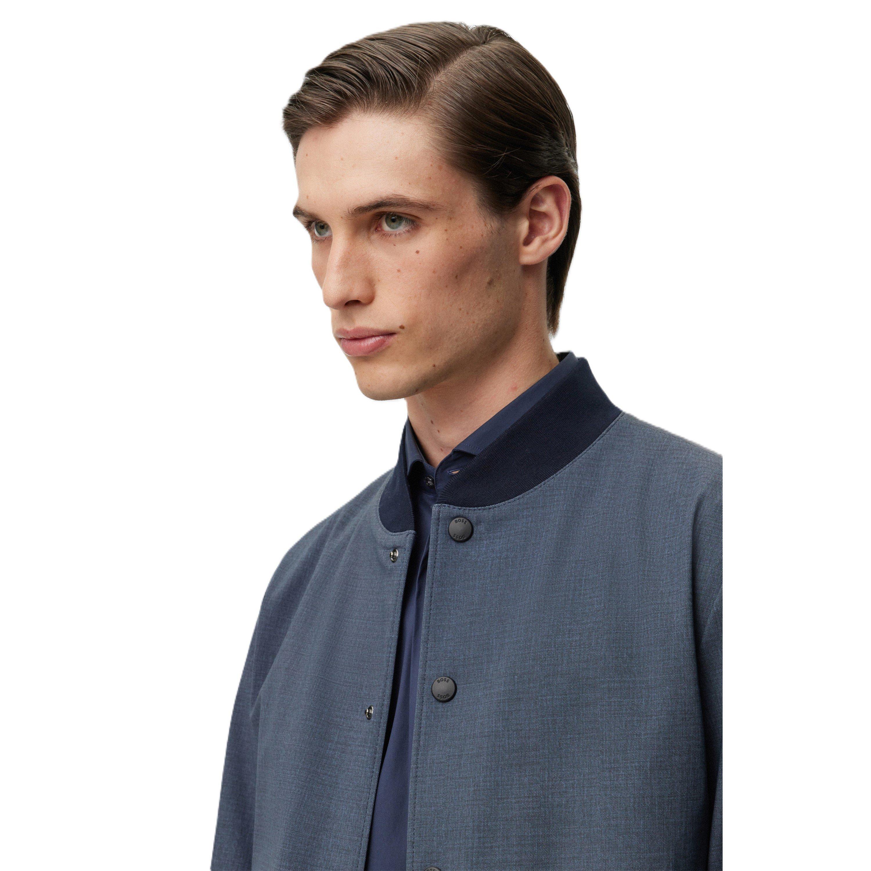Blue - Boss - Men's P Hanry Junior Formal Jacket - 3