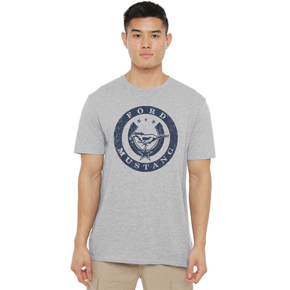Light Grey - Ford - Lucky Ford Mustang T-Shirt Athletic Heather - 1