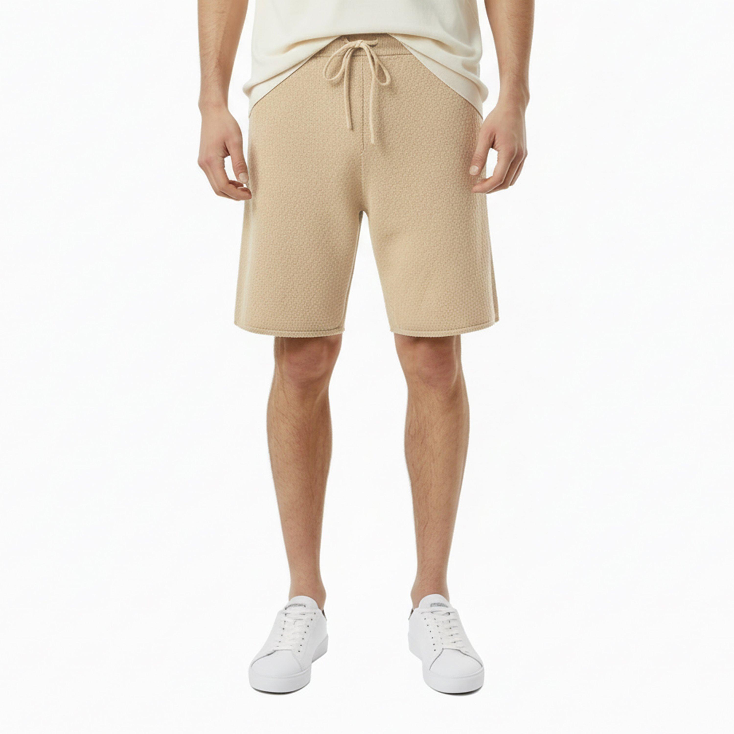 Khaki - Jack Wills - JW Slub Knit Short Sn62 - 3