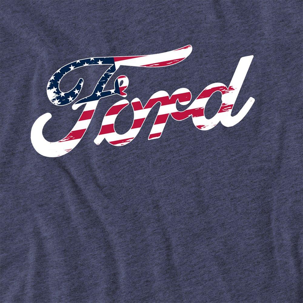 Navy - Ford - Ford Flag Logo T-Shirt Navy - 2