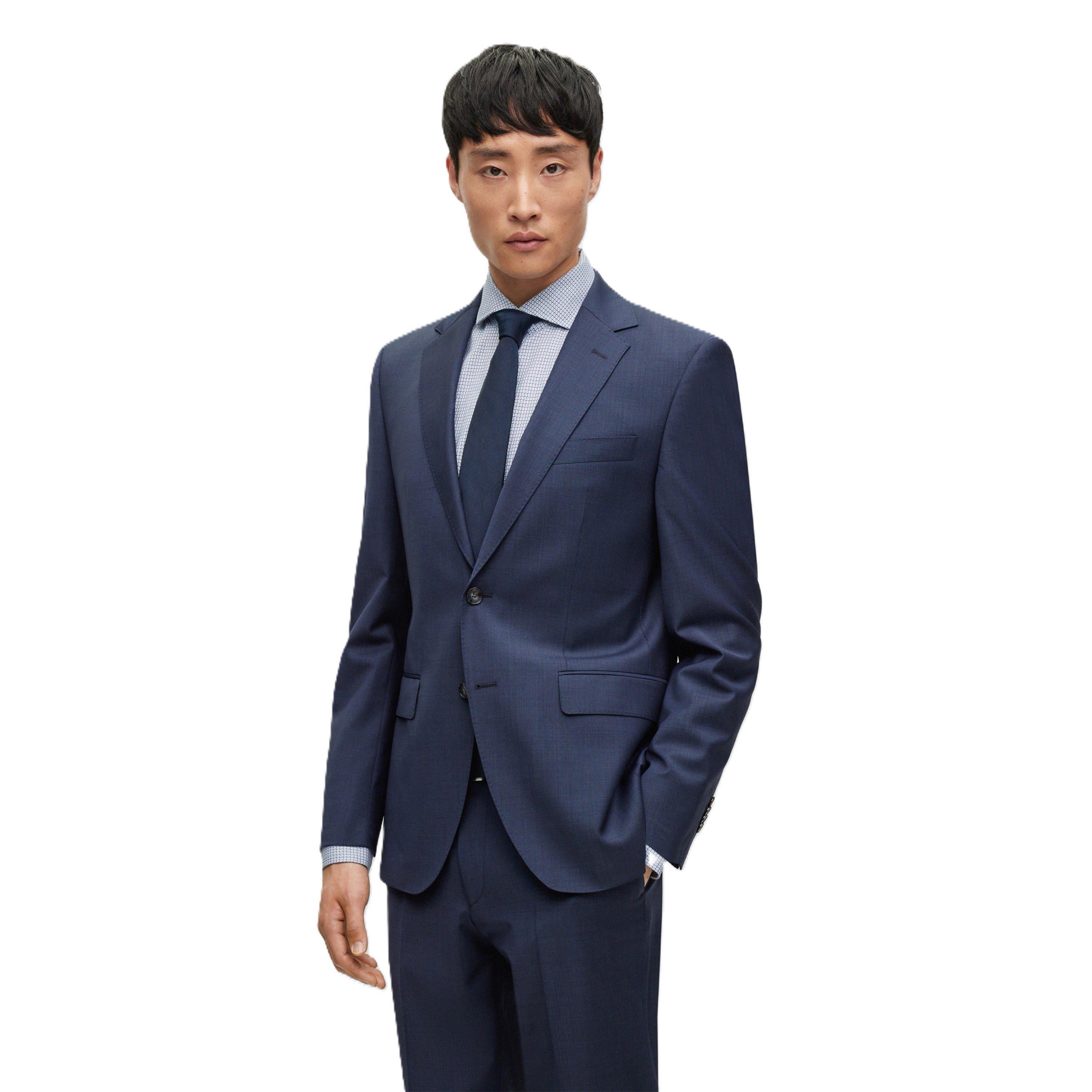 Blue - Boss - Men's H-Jeckson-Mm-224 01 Tailored Fit Formal Jacket - 1