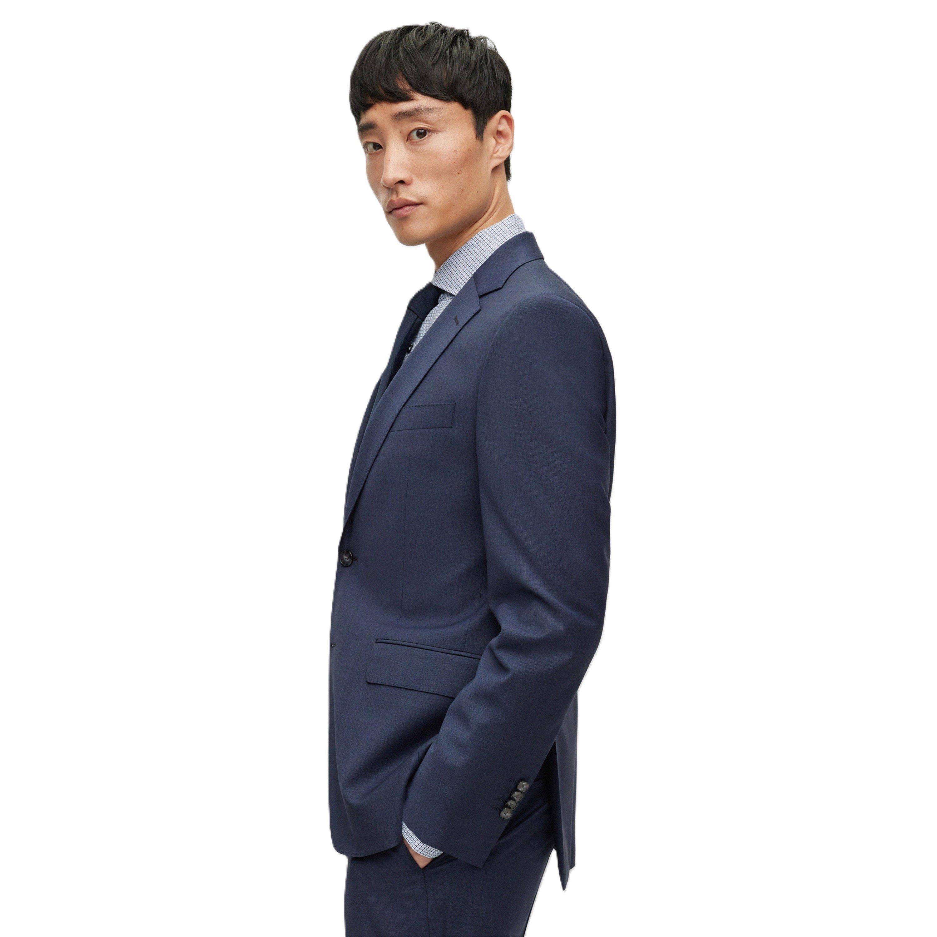Blue - Boss - Men's H-Jeckson-Mm-224 01 Tailored Fit Formal Jacket - 3