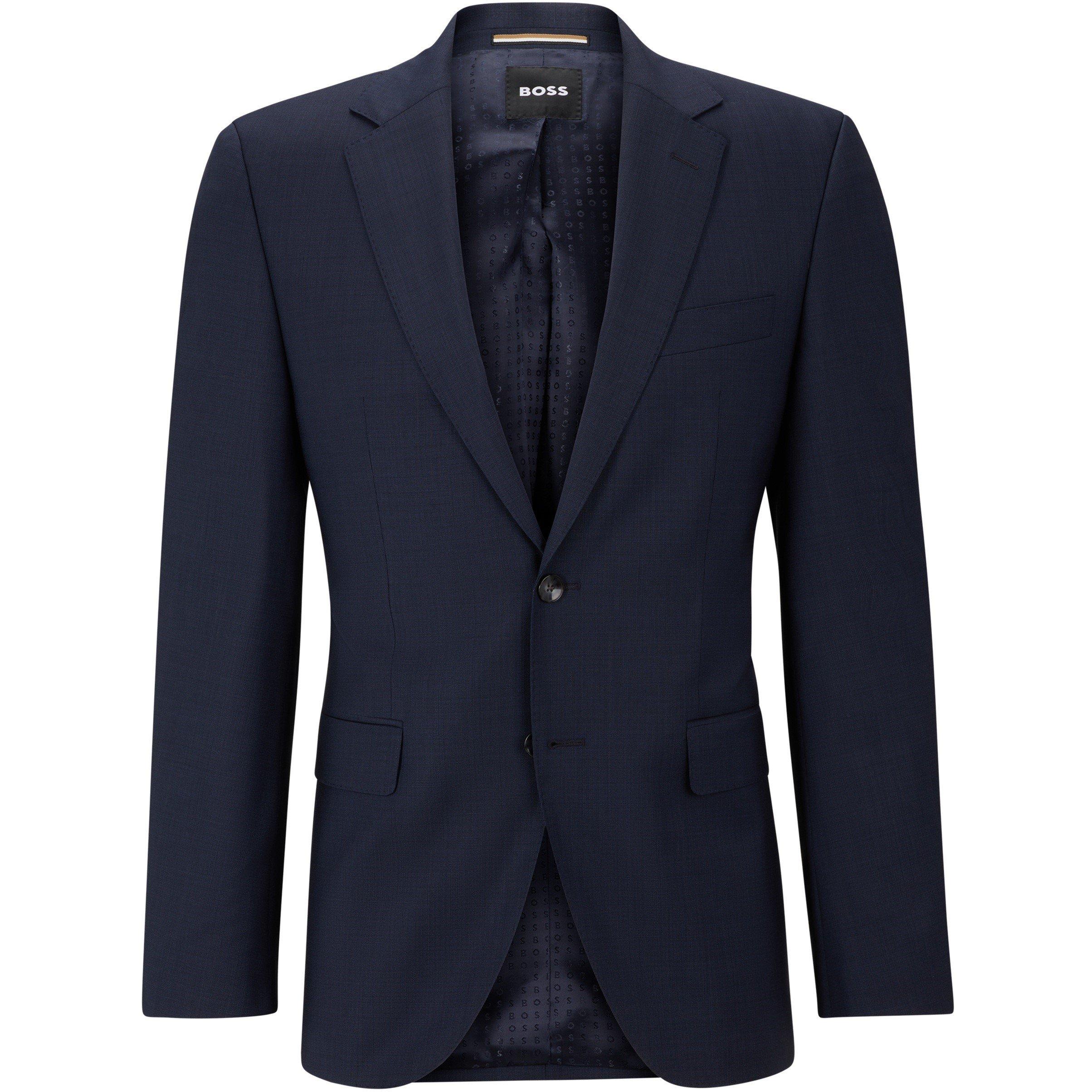 Blue - Boss - Men's H-Jeckson-Mm-224 01 Tailored Fit Formal Jacket - 4