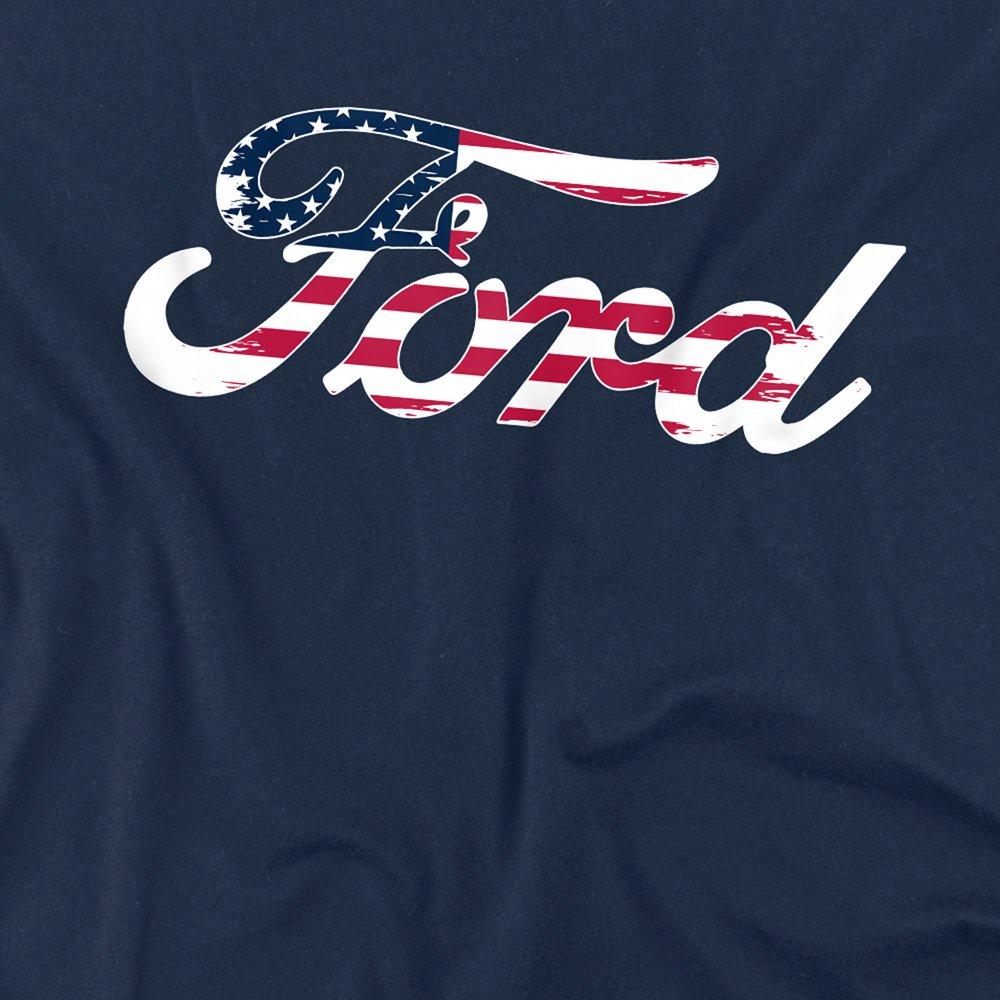 Navy - Ford - Ford Flag Logo T-Shirt Navy - 2