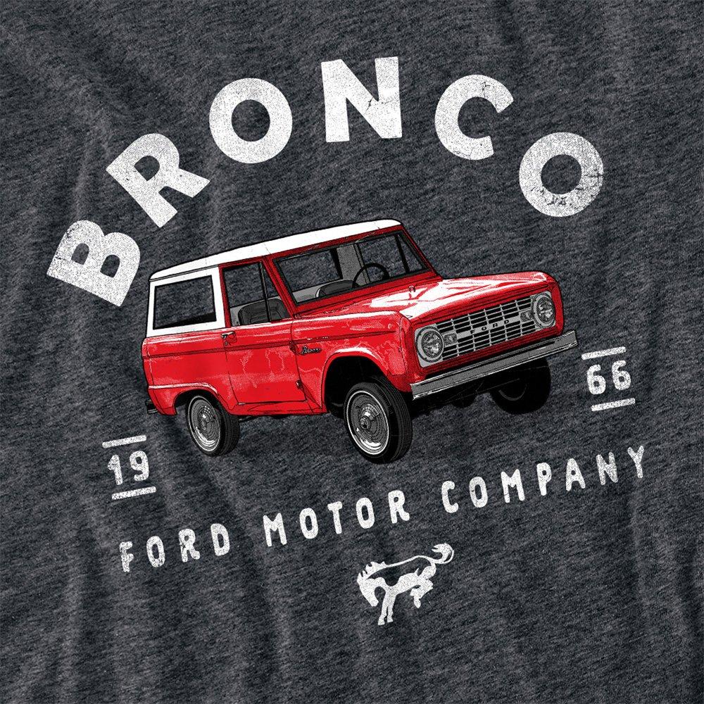 Charcoal - Ford - Ford Bronco Bronco Illustrated T-Shirt Charcoal - 2