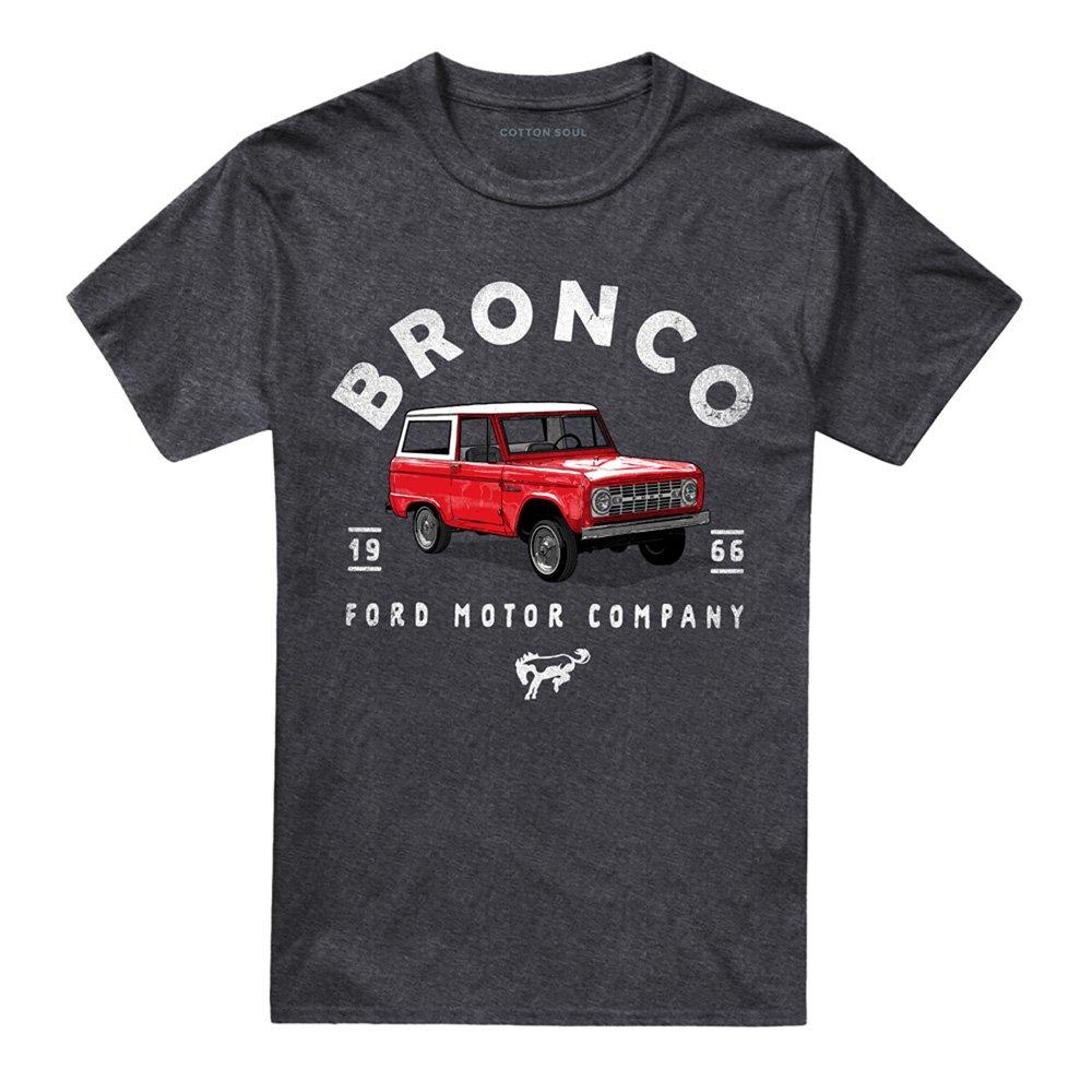 Charcoal - Ford - Ford Bronco Bronco Illustrated T-Shirt Charcoal - 4