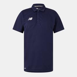 New Balance Short-Sleeve Cricket Polo Shirt