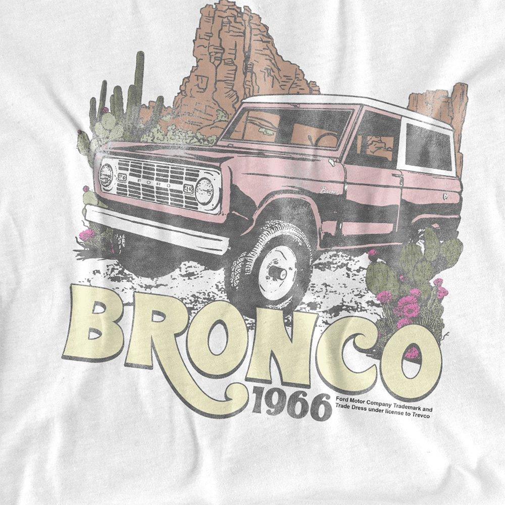 White - Ford - Ford Bronco Desert 1966 Kids T-Shirt White - 2