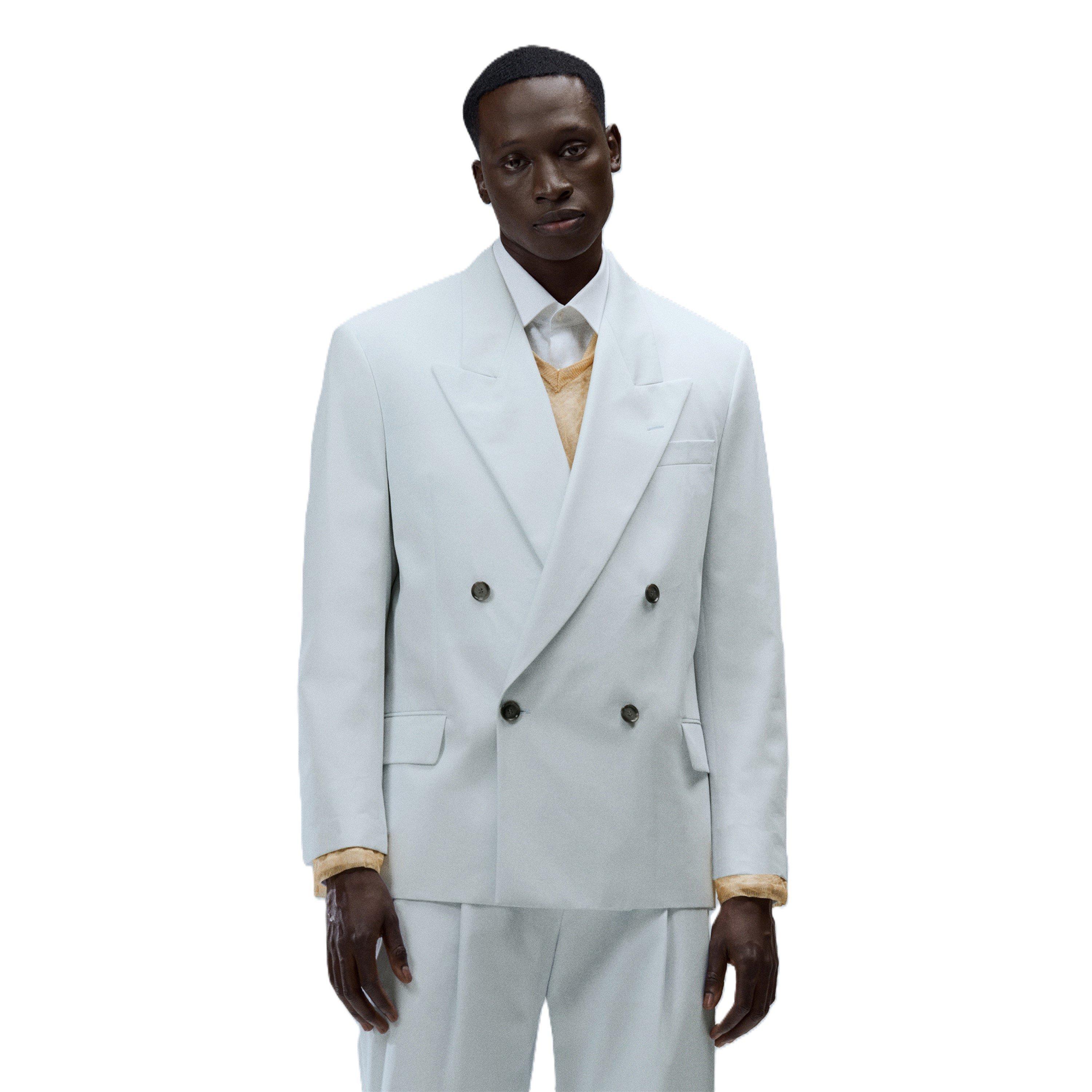 Boss Men's BOSS Tailored Formal Jacket - Blue - Size 34 (44)