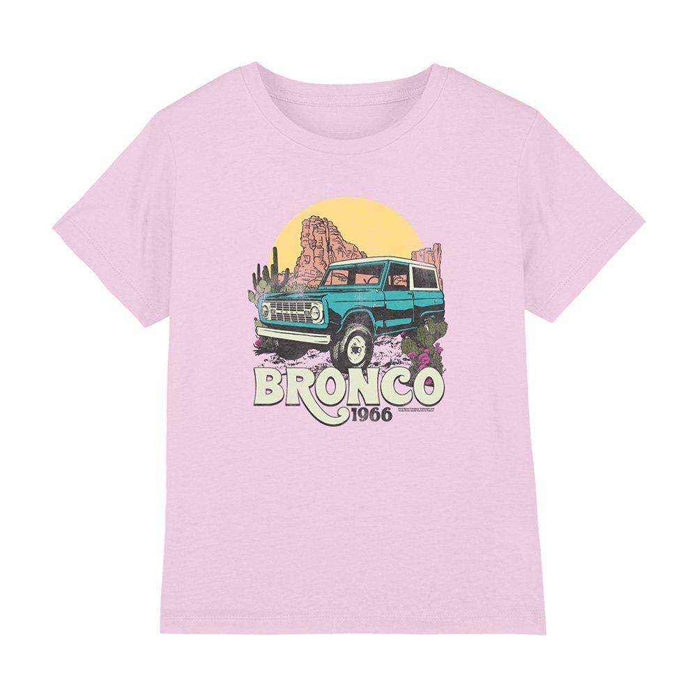 Pink - Ford - Ford Bronco Desert Ride Kids T-Shirt Pink - 1