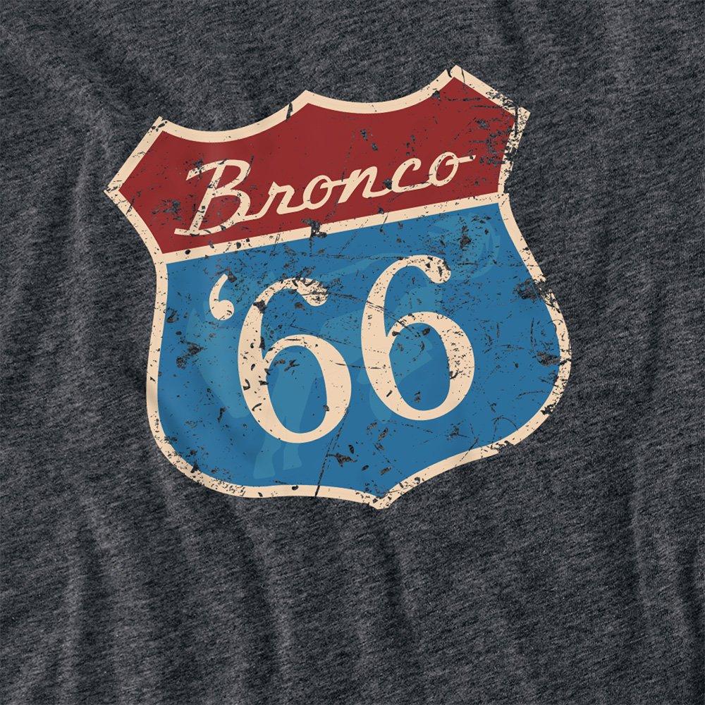 Charcoal - Ford - Ford Bronco Route 66 Bronco T-Shirt Charcoal - 2