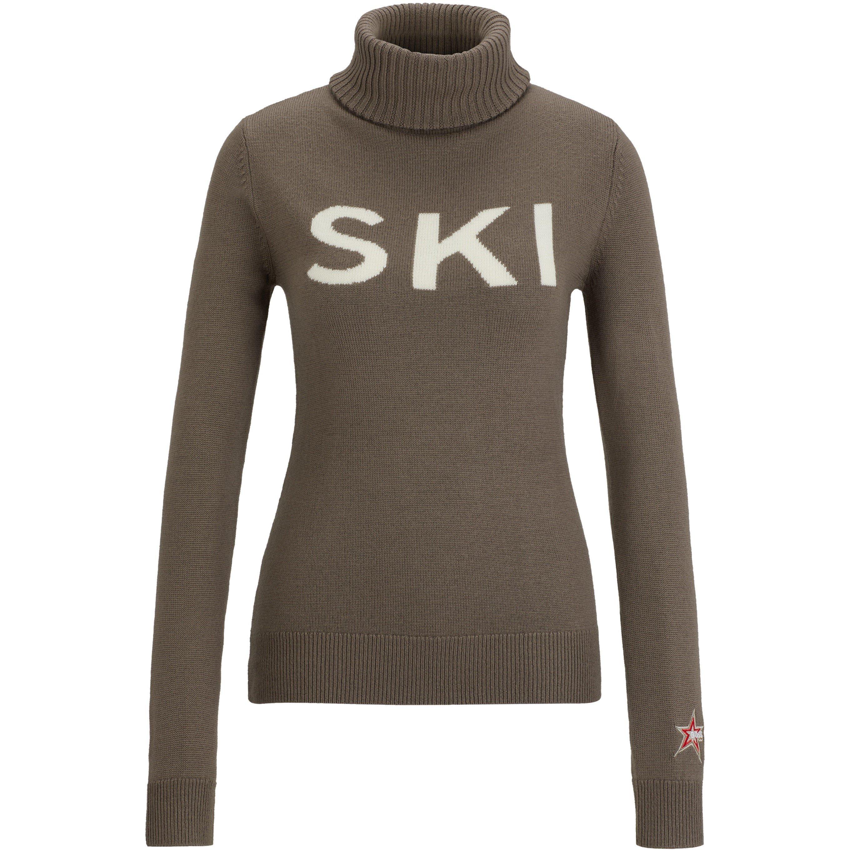 Beige - Boss - Women's Ski Knit Crew Neck Jumper - 3