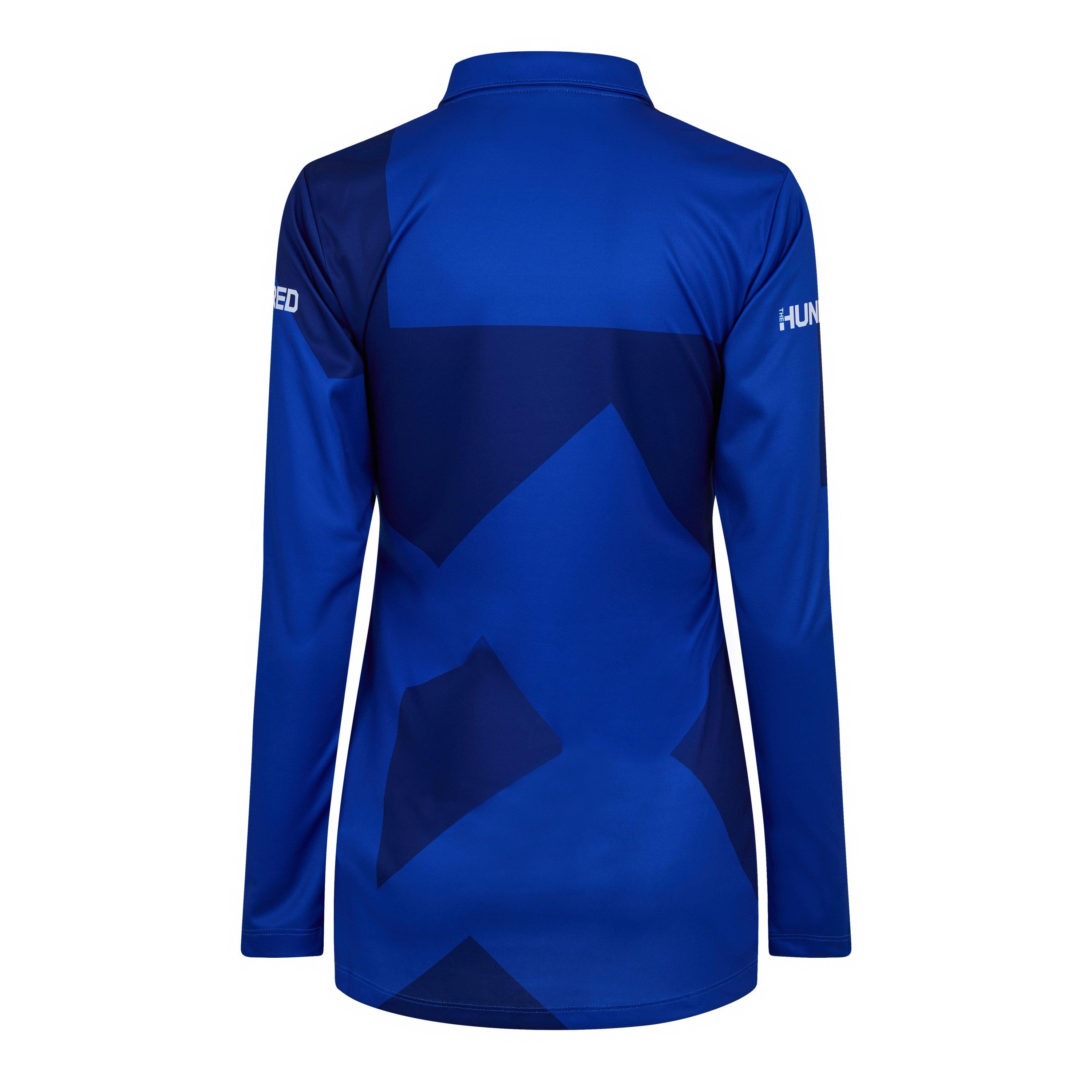 Team Royal - New Balance - Long-Sleeve Cricket Polo Shirt - 2