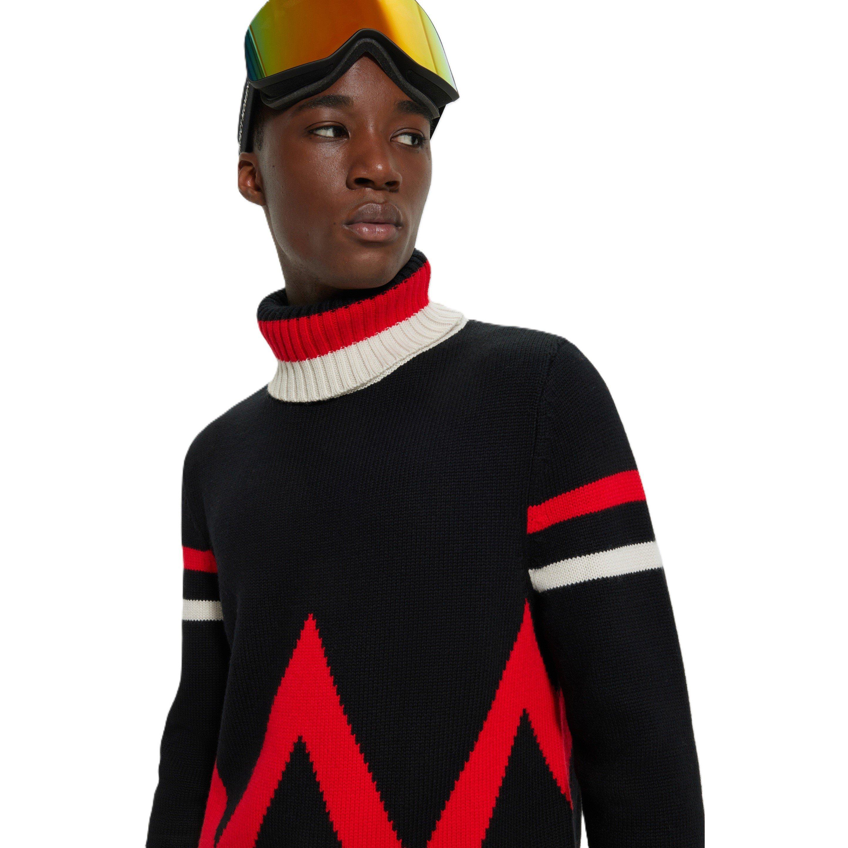 Black - Boss - Men's Crew Neck Soft Knit Jumper - 4