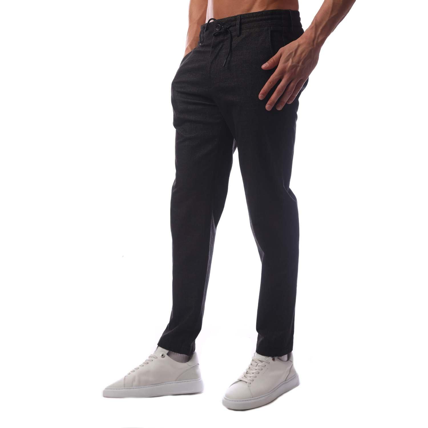 Boss Men's Tailored Fit Trousers - Black - 36W R