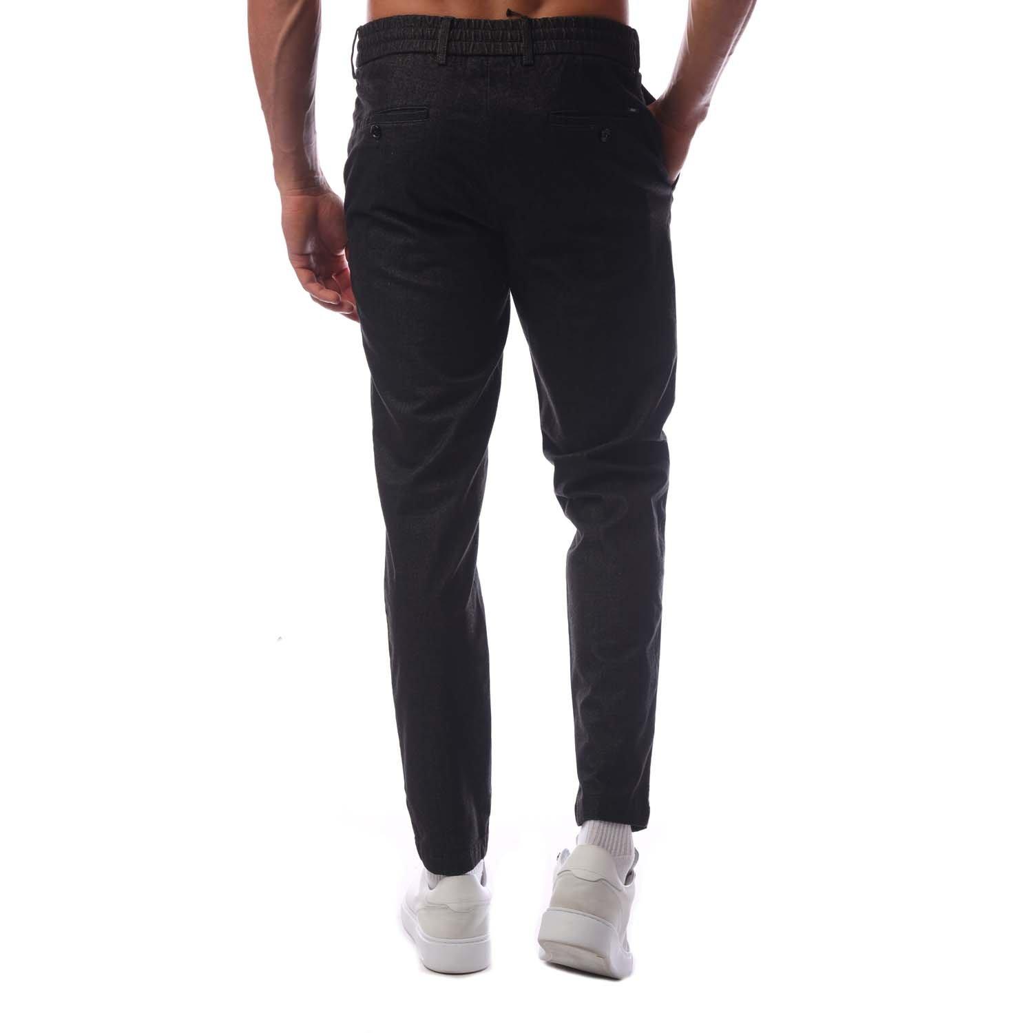 Black - Boss - Men's Tailored Trousers - 2
