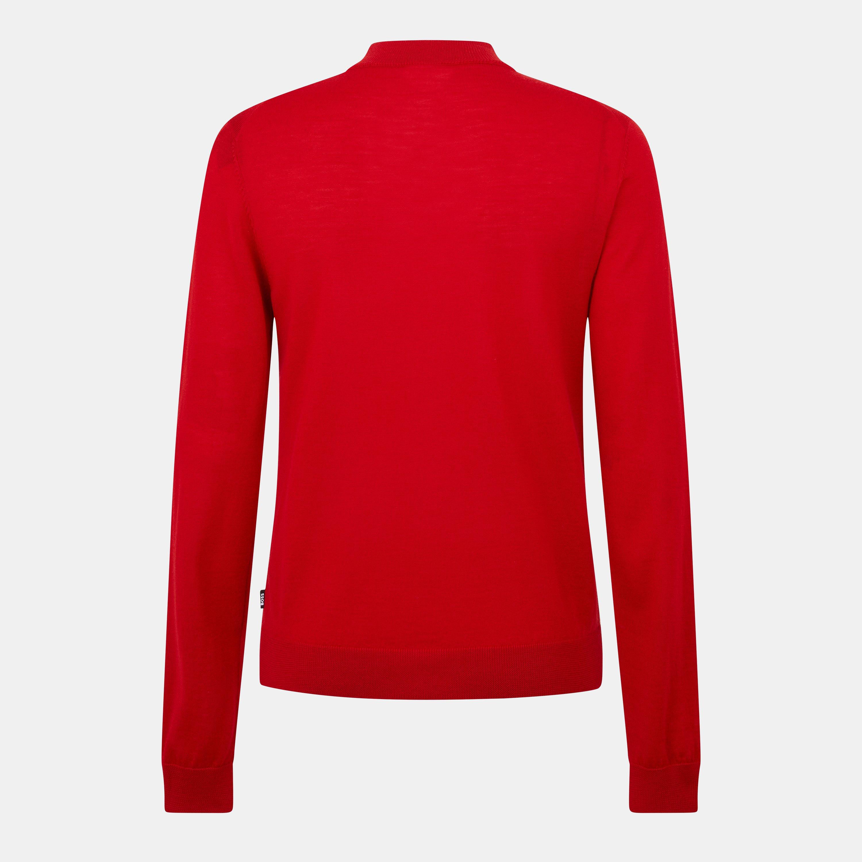 Red - Boss - Men's Bjarno E Knitted Tops - 2