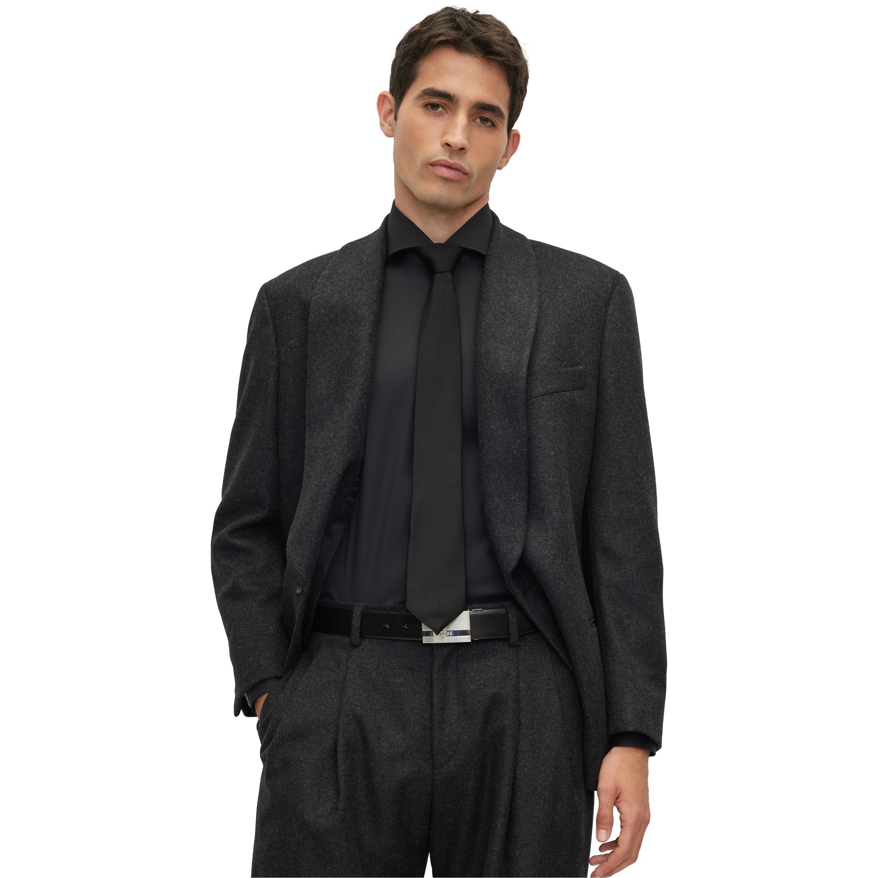 Grey - Boss - Men's  Single-breasted Blazer - 5