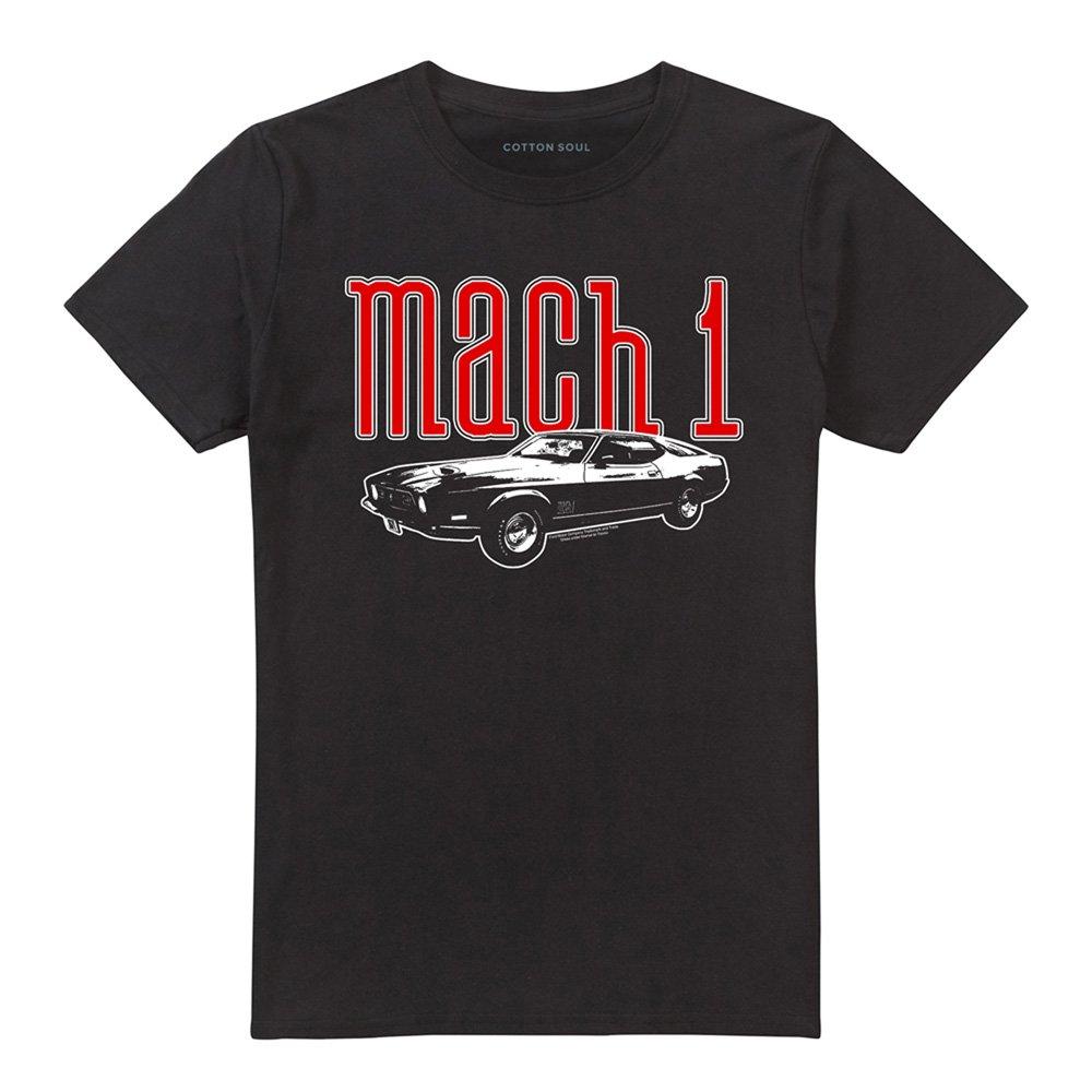 Black - Ford - Ford Mustang Mach 1 T-Shirt Black - 4
